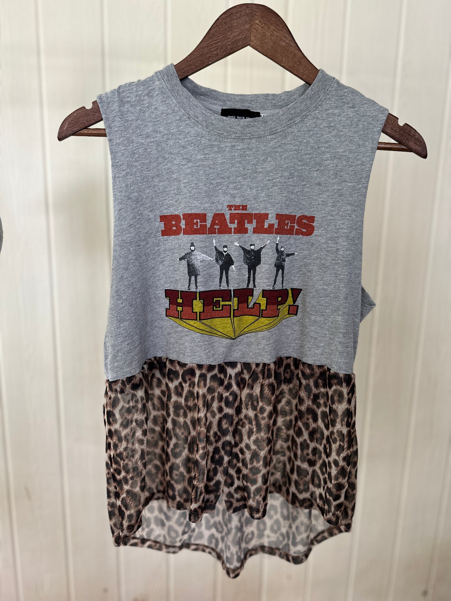 Beatles Cheetah Tank Size Medium