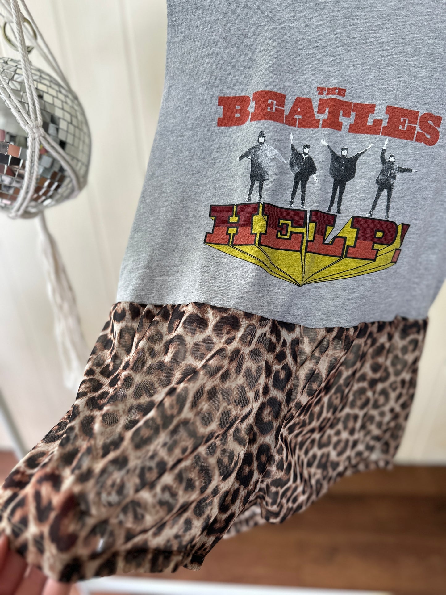 Beatles Cheetah Tank Size Medium
