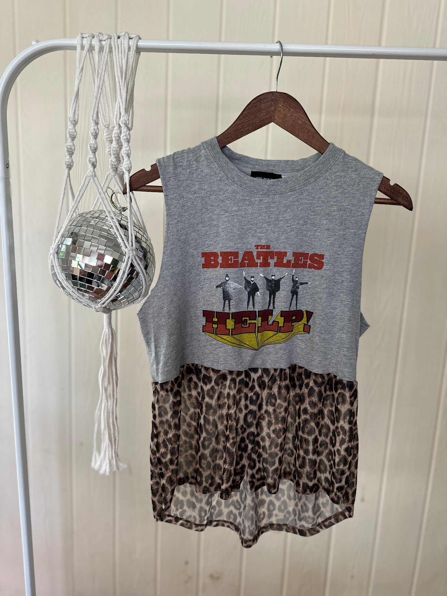 Beatles Cheetah Tank Size Medium