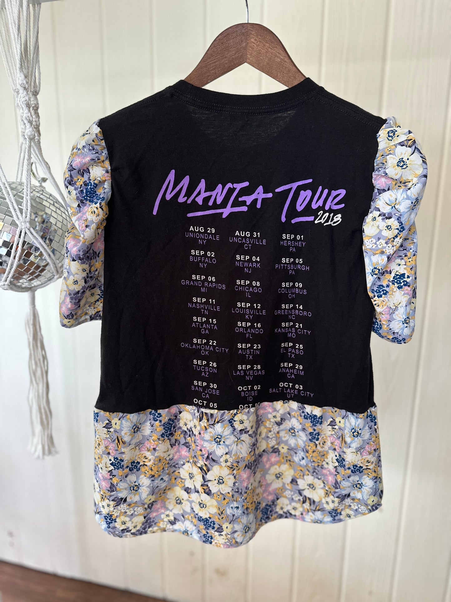 Fall Out Boy Floral Tee Rework Size Small
