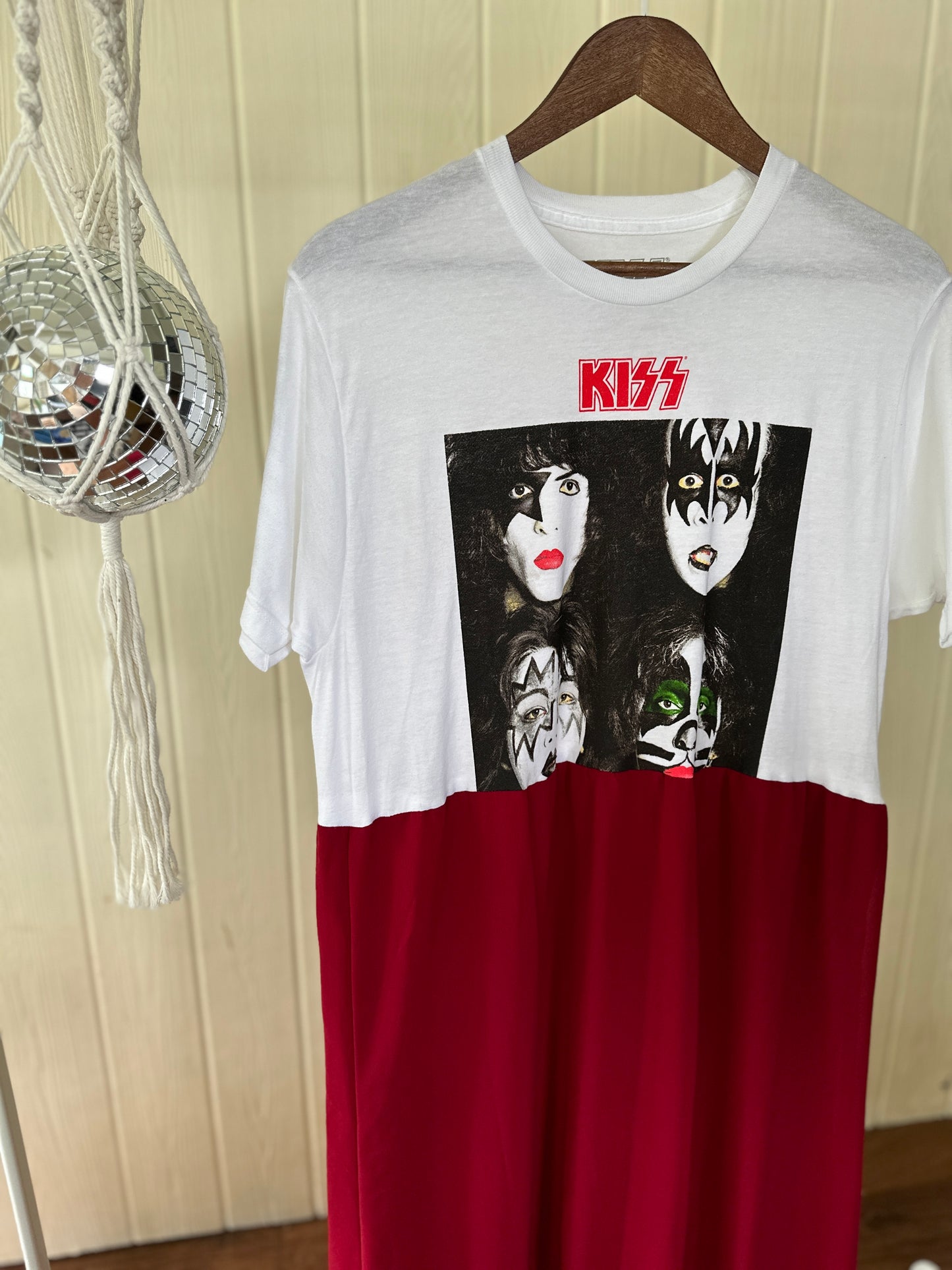 Kiss Band Tee Dress Size M-XL