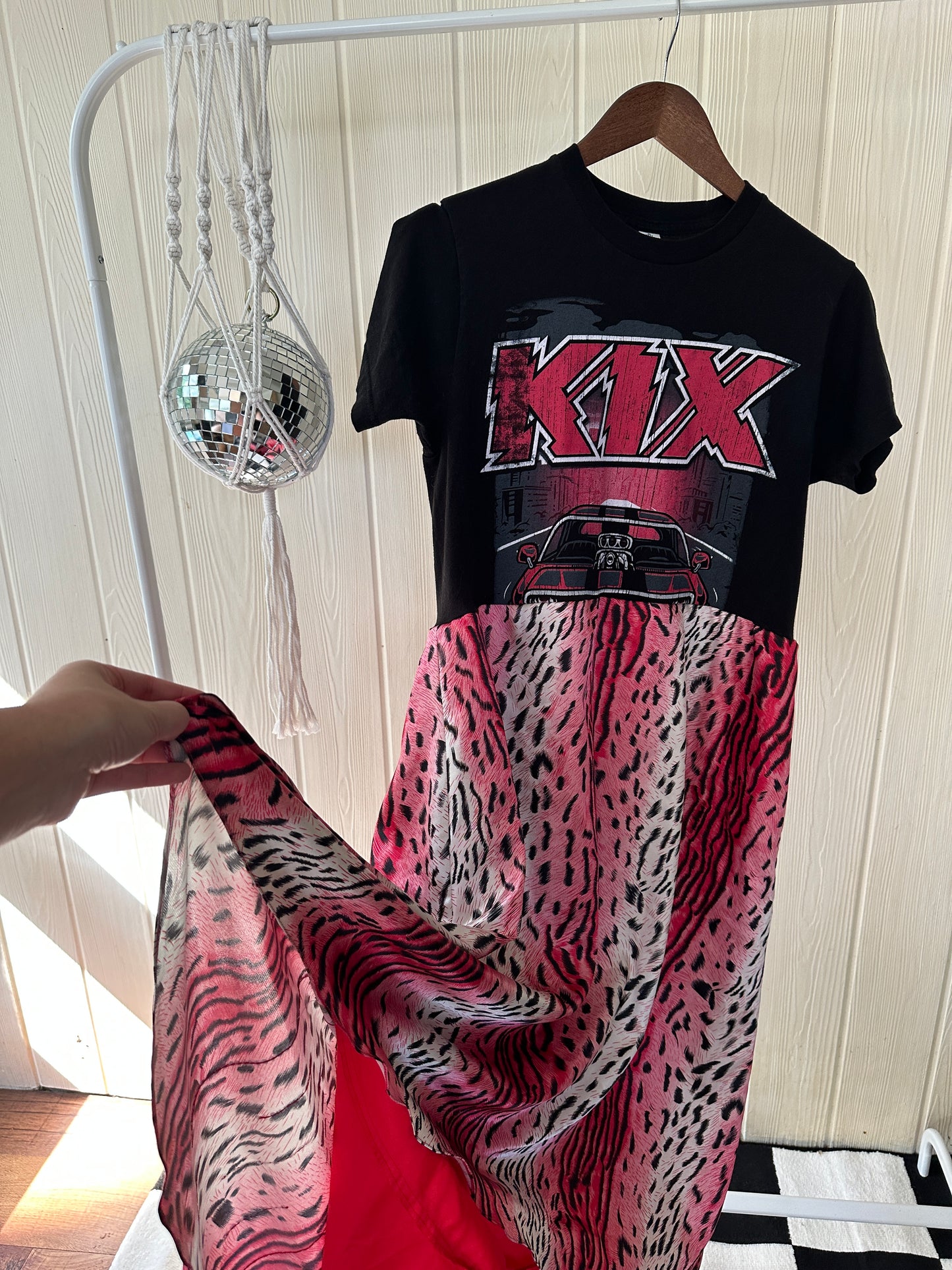 Kix Band Tee Dress Size S-M
