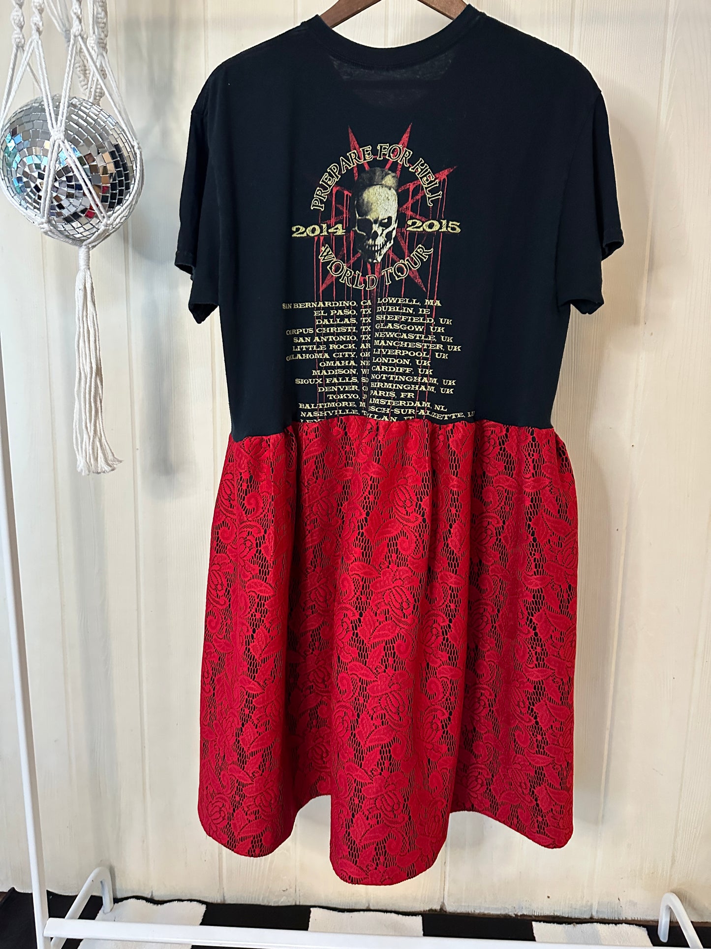 Slipknot Band Tee Dress Size L-XL