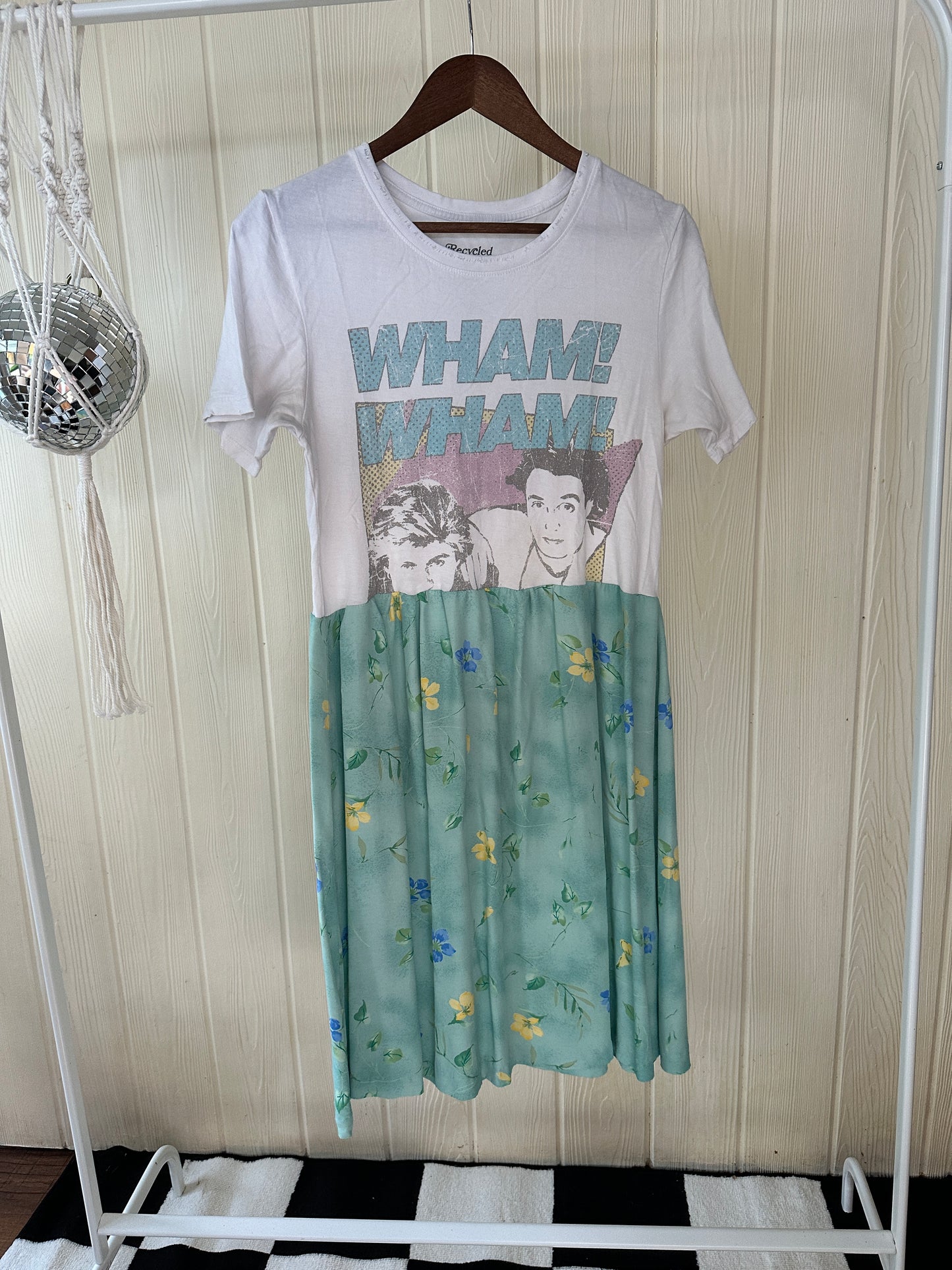 Wham Band Tee Dress Size XS-M