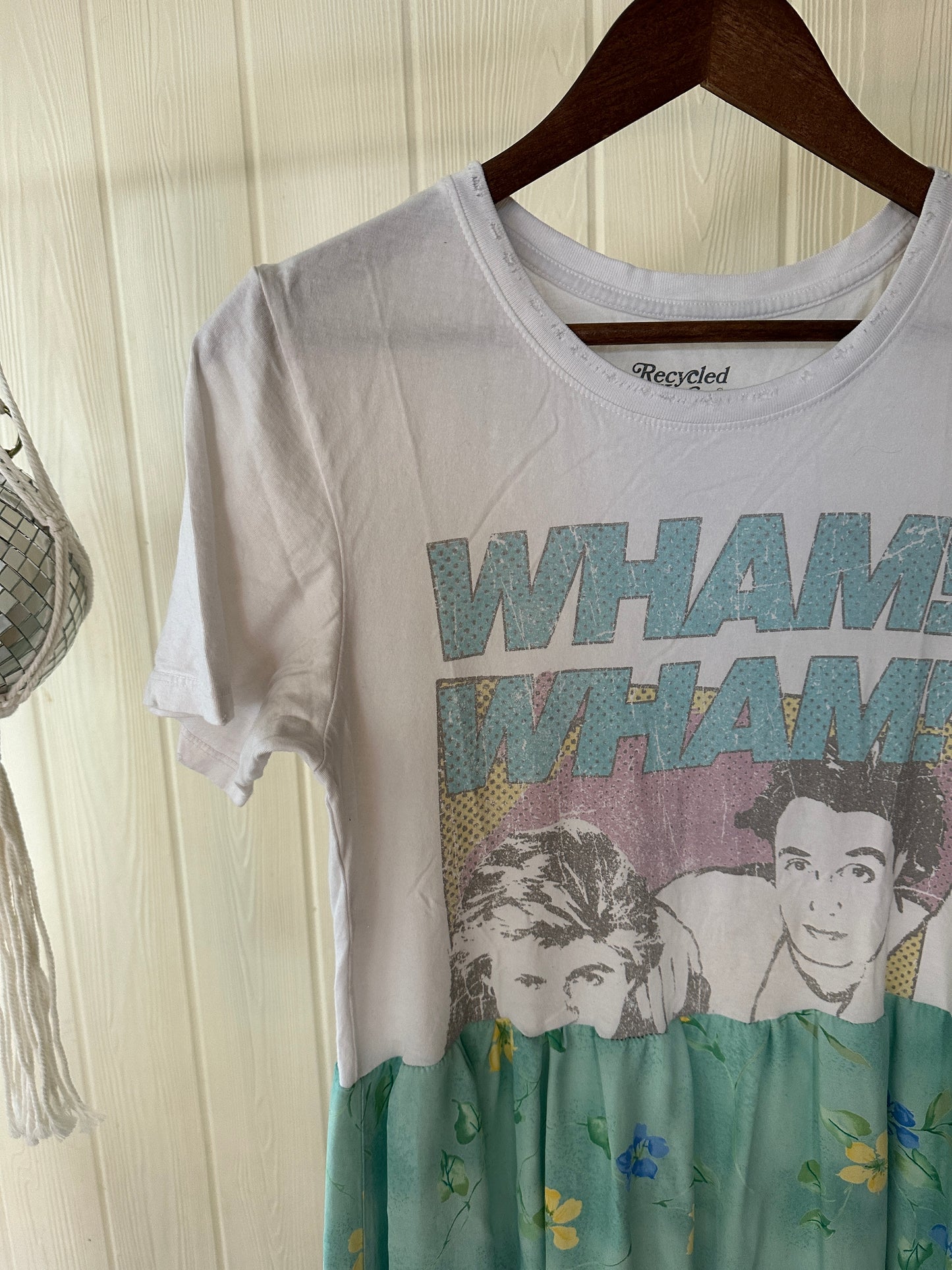 Wham Band Tee Dress Size XS-M
