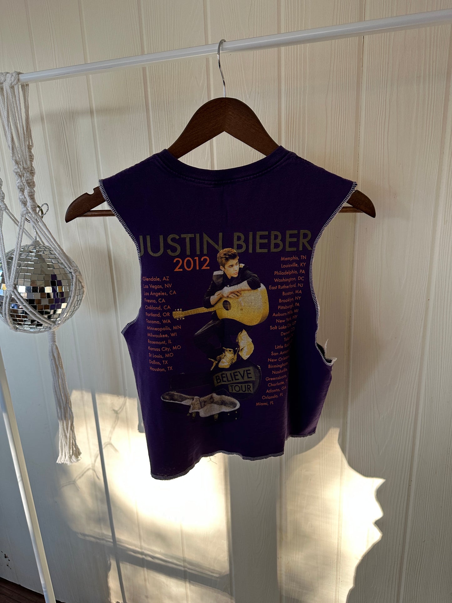Justin Bieber Tee Rework Size Medium