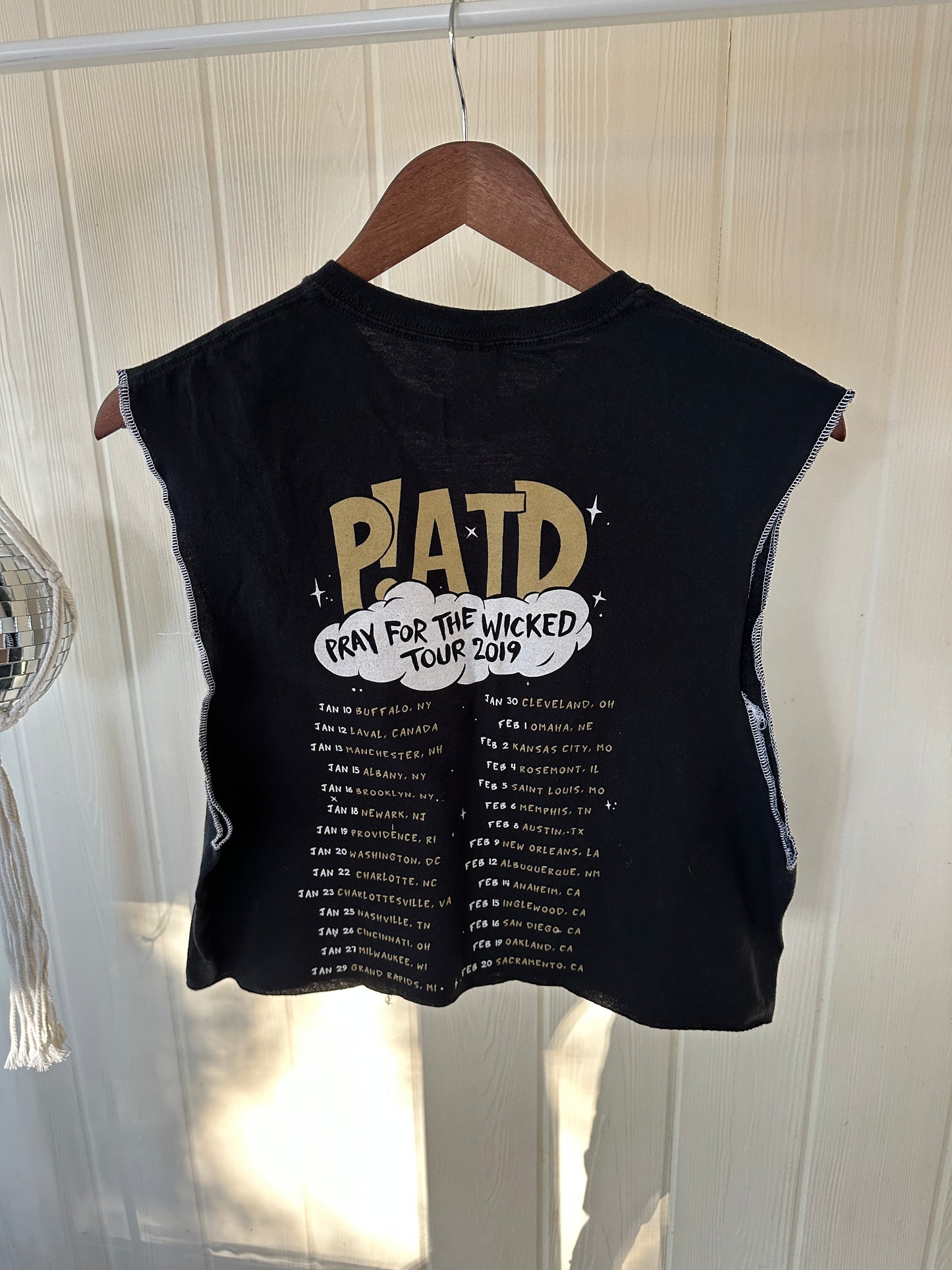 Panic At The Disco Tee Rework Size Medium