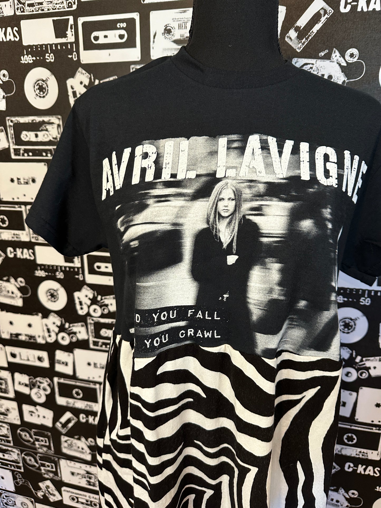 Avril Band Tee Dress Size Small