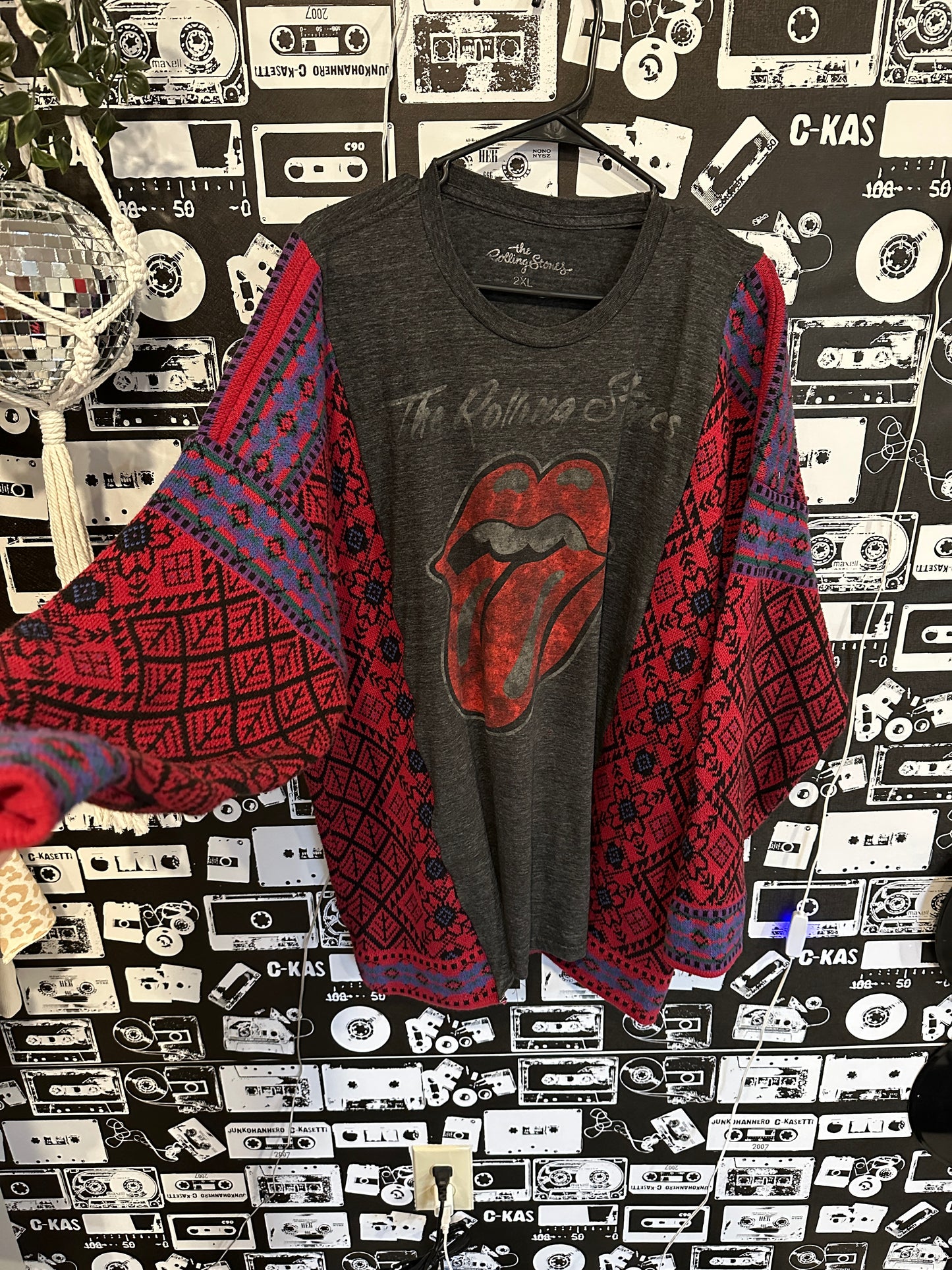 Rolling Stones Sweater Rework