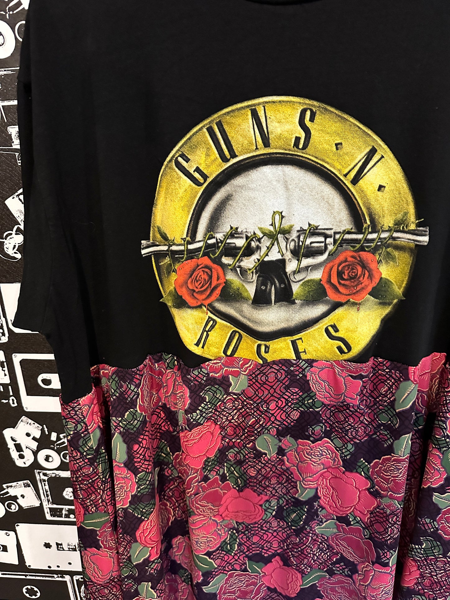 Guns And Roses Band Tee Dress Size XL