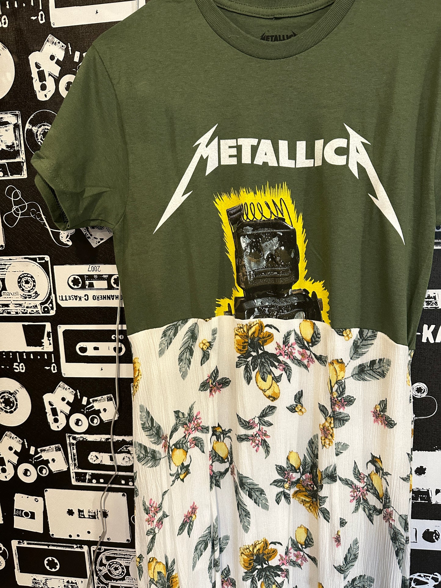 Metallica Band Tee Dress Size Small