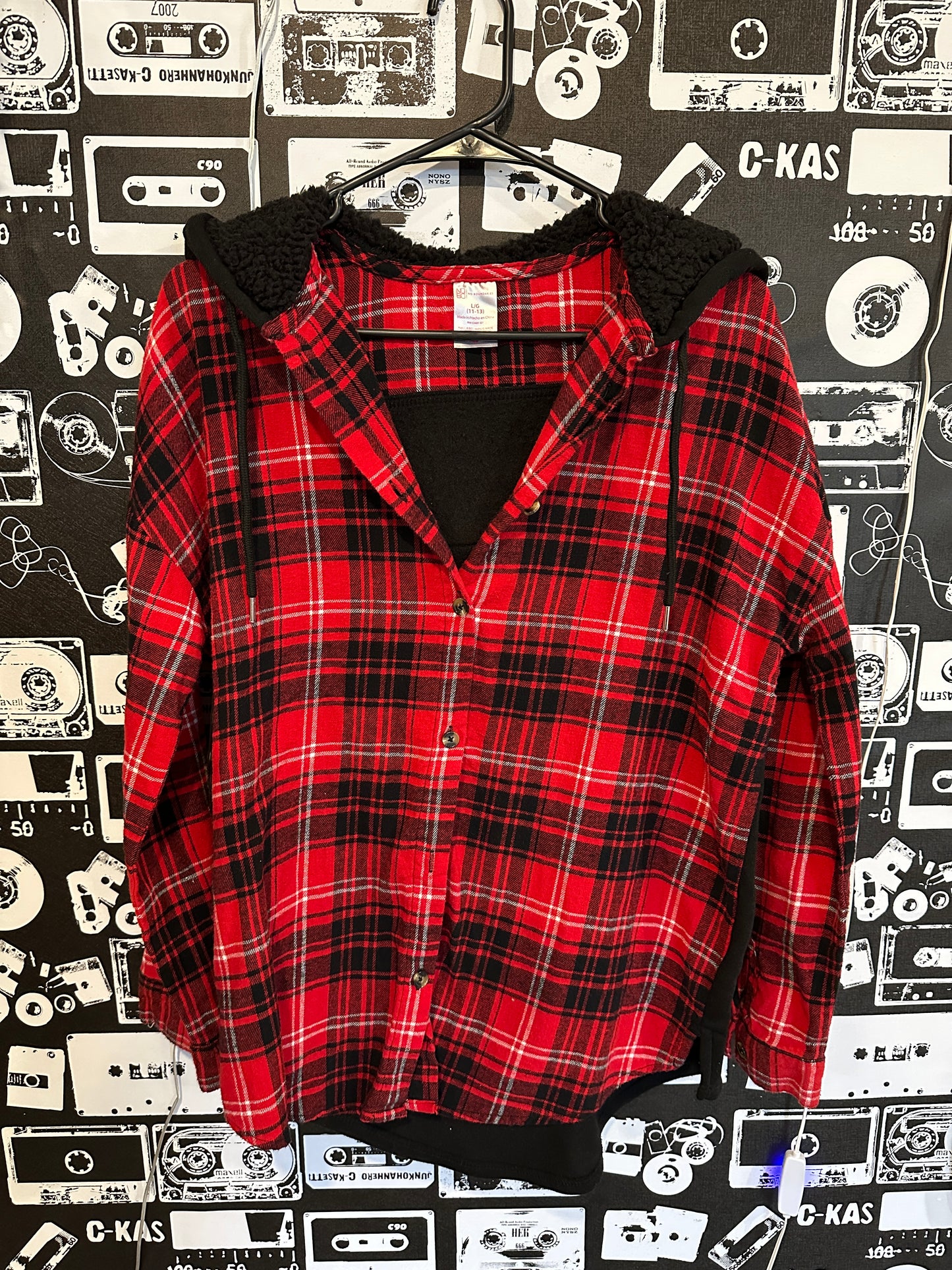 Run DMC Flannel Jacket Size Large