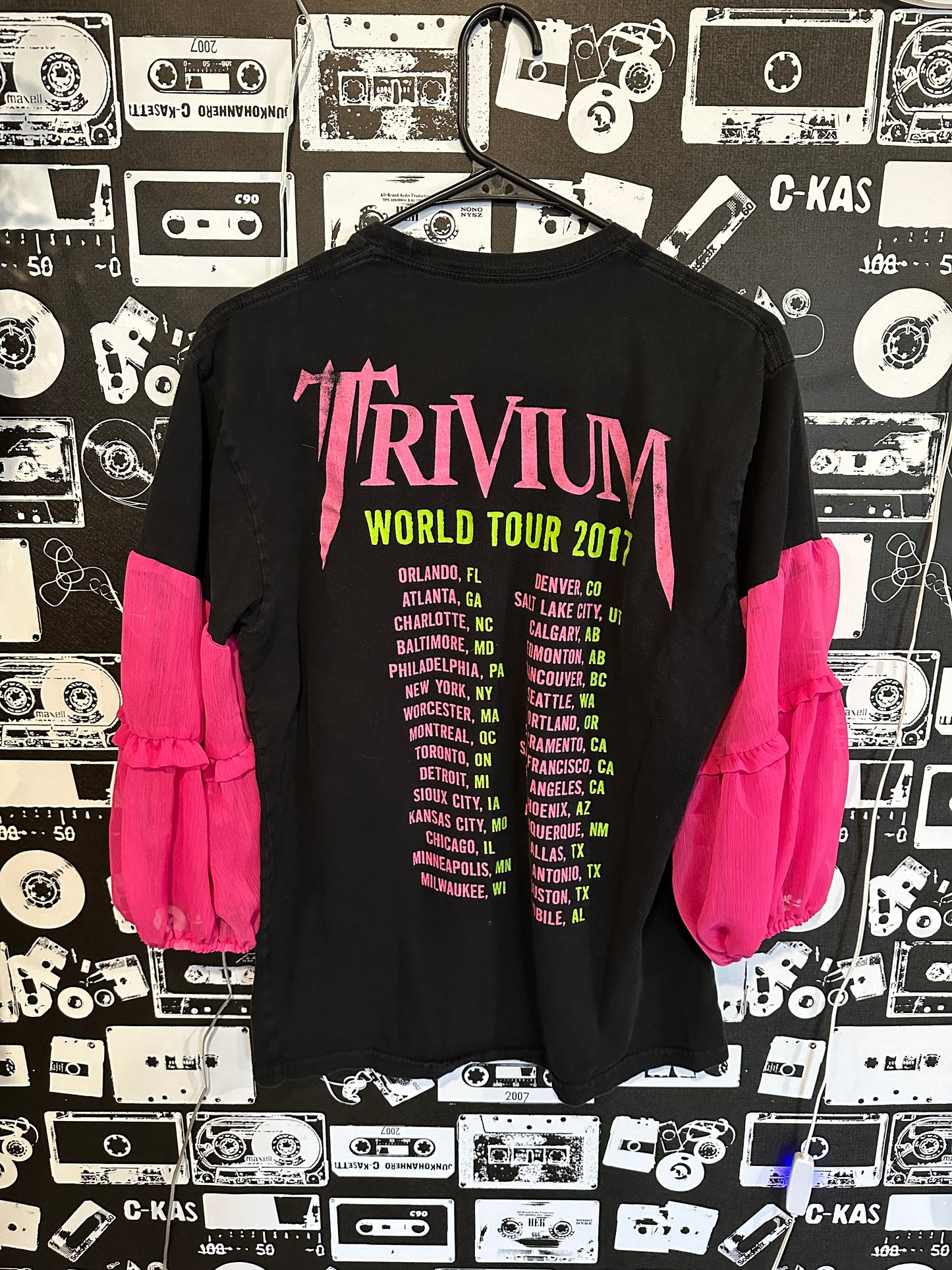 Trivium Tee Rework Size M-L