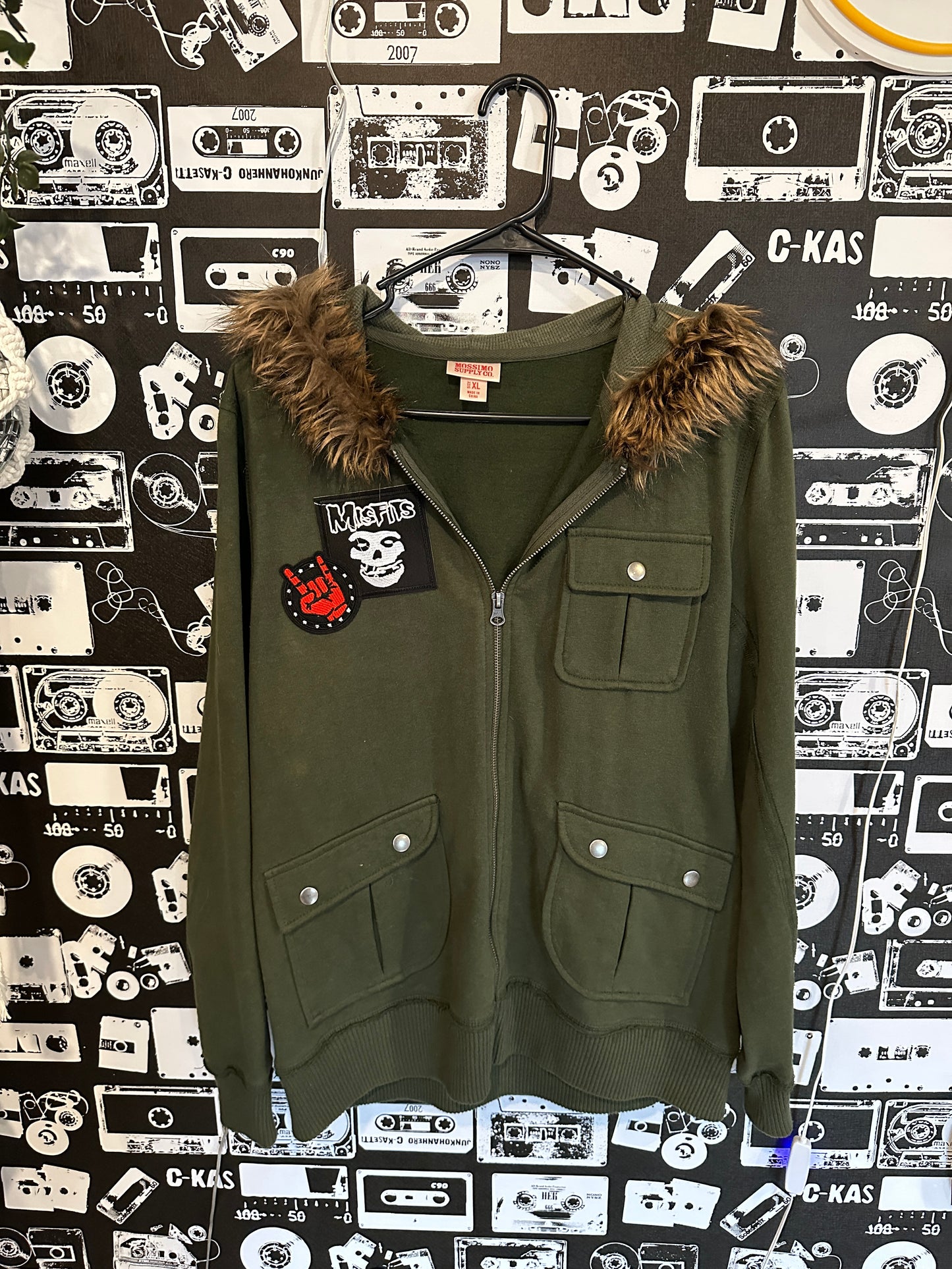 Misfits Jacket Patch Rework Size XL