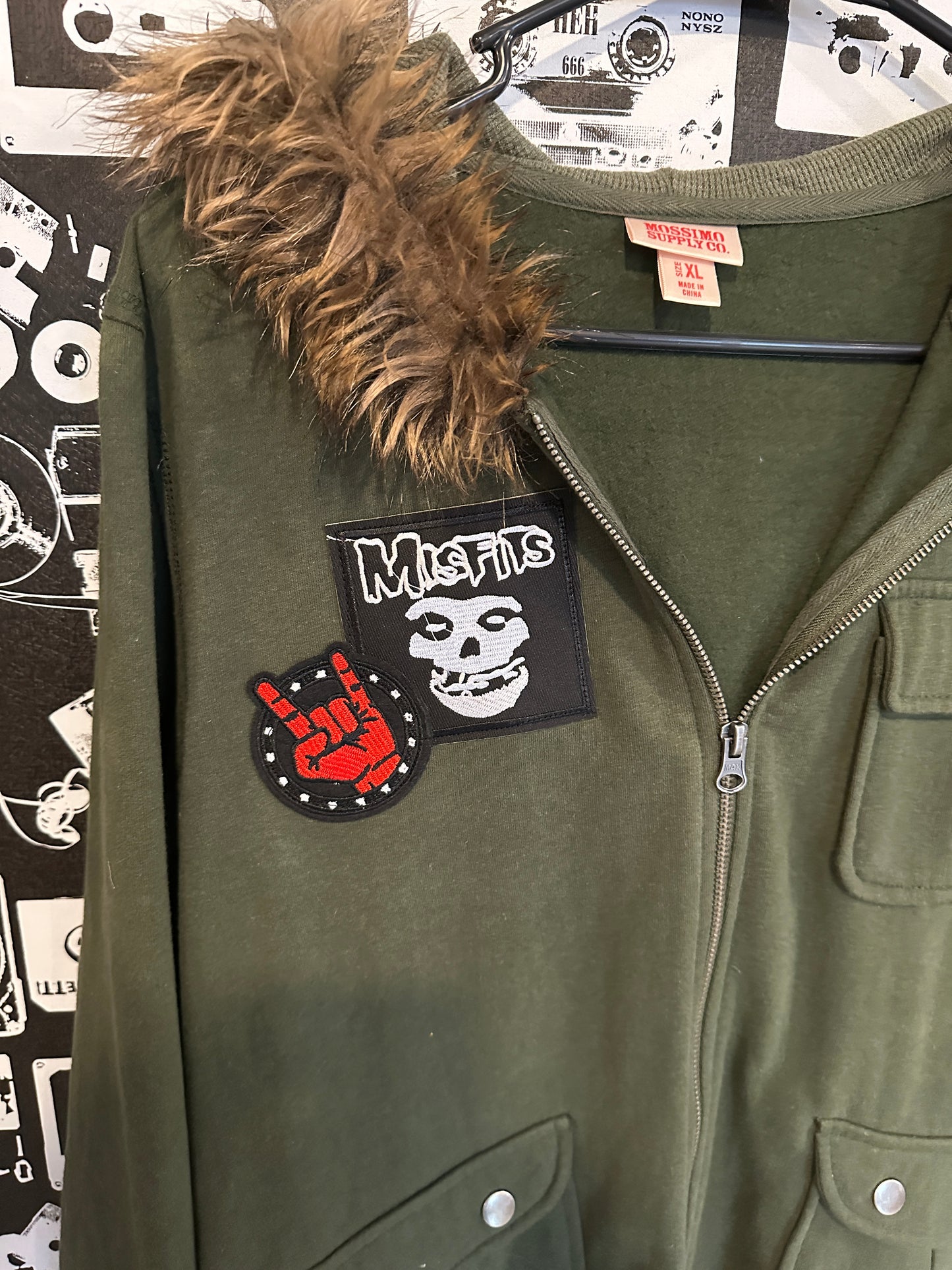 Misfits Jacket Patch Rework Size XL