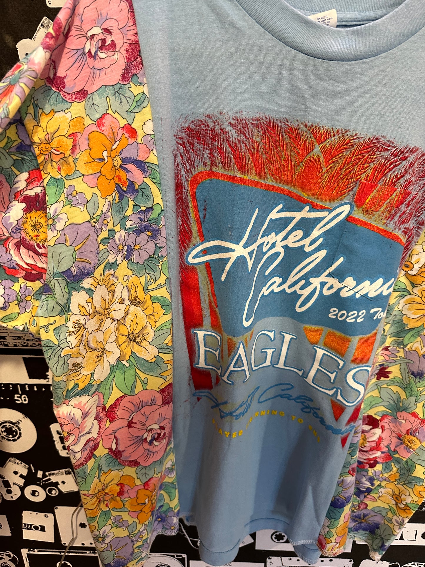 Eagles Hotel California Tee Rework Size Large