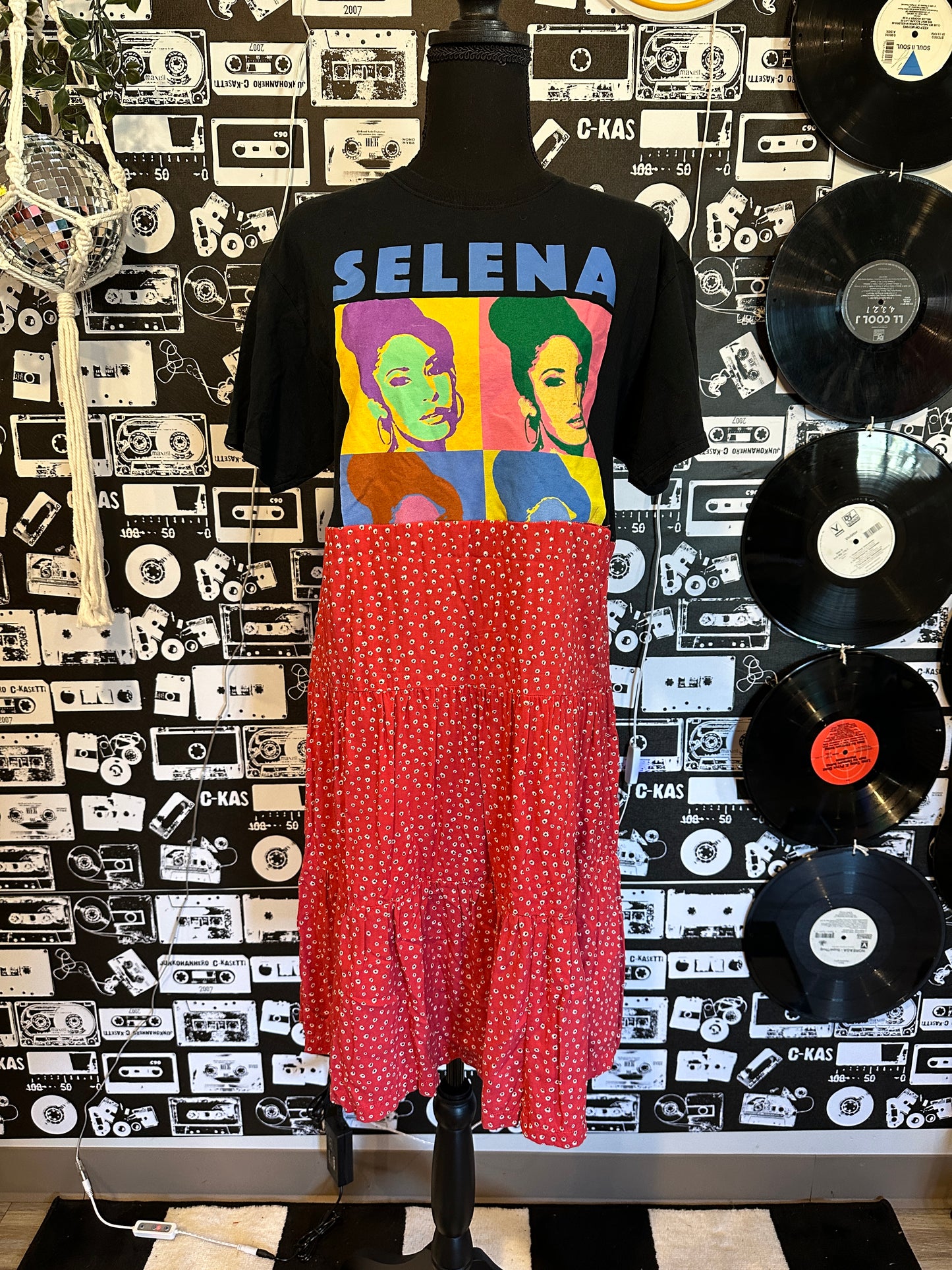 Selena Band Tee Dress Size Medium
