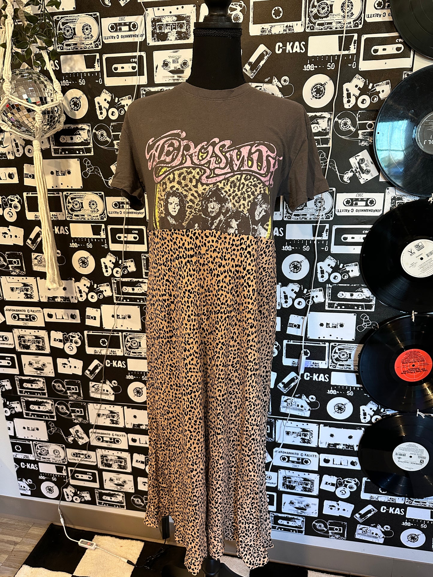 Aerosmith Band Tee Dress Size S-M
