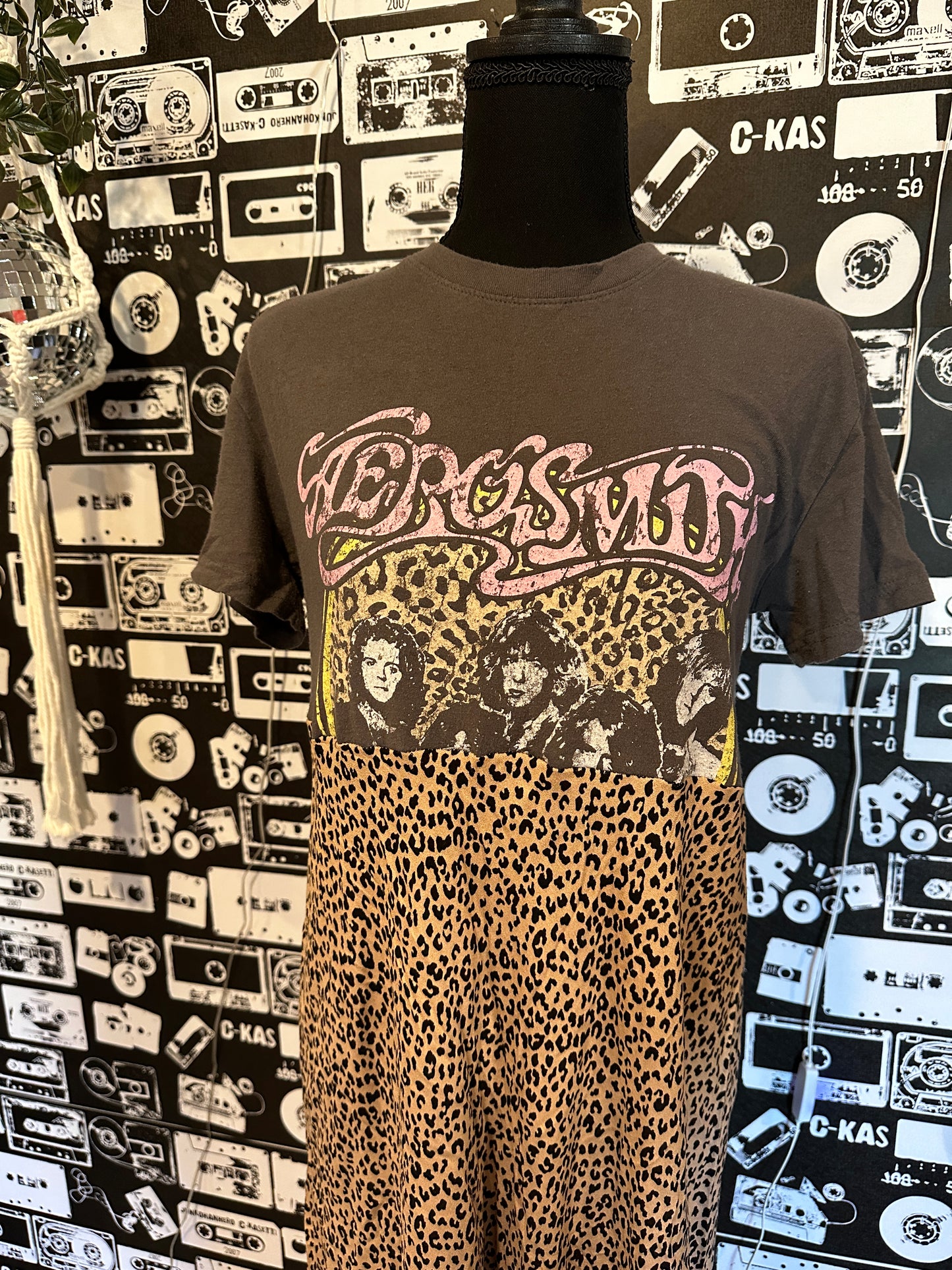 Aerosmith Band Tee Dress Size S-M