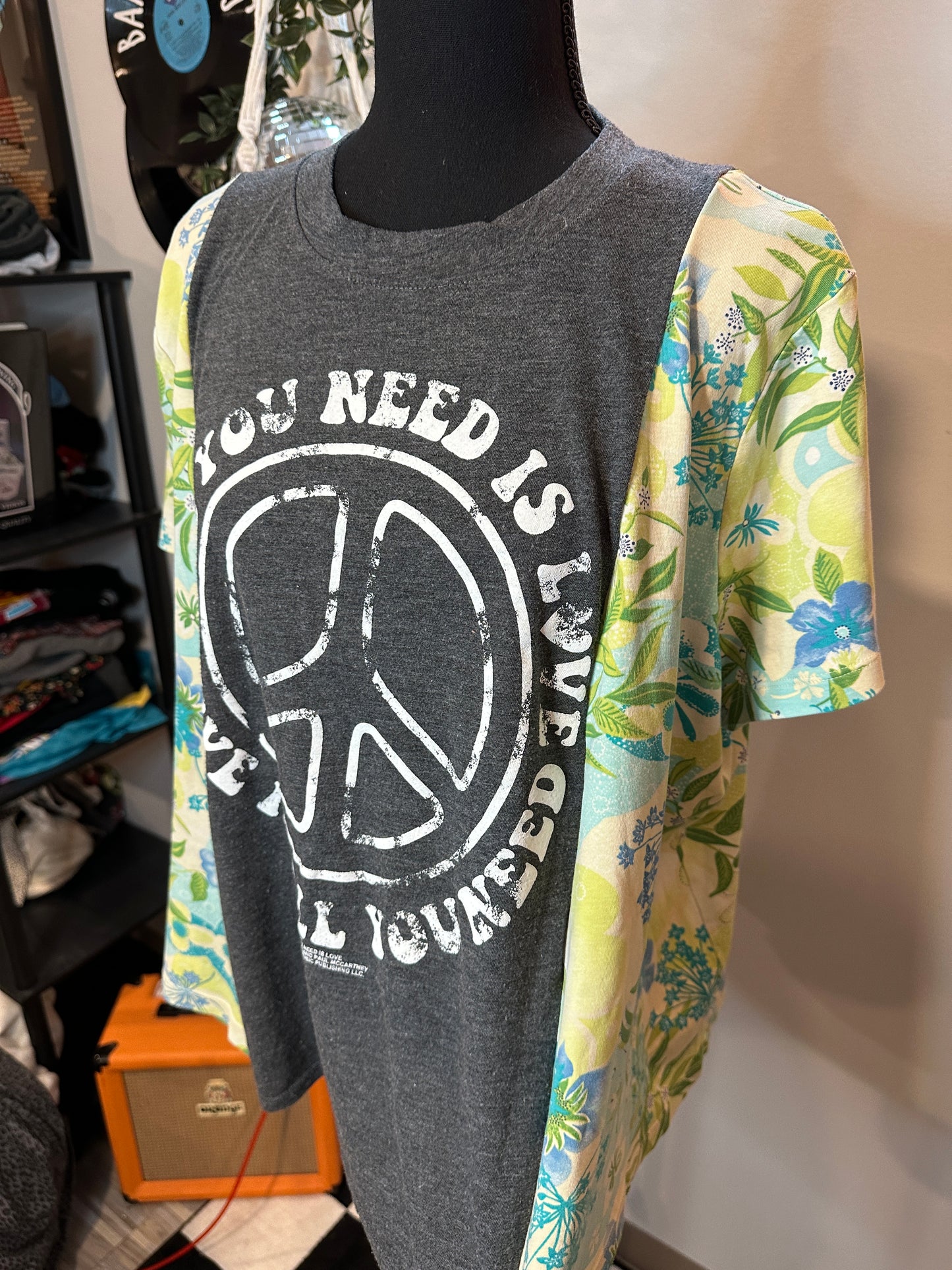 Beatles All You Need Is Love Rework Size M-L