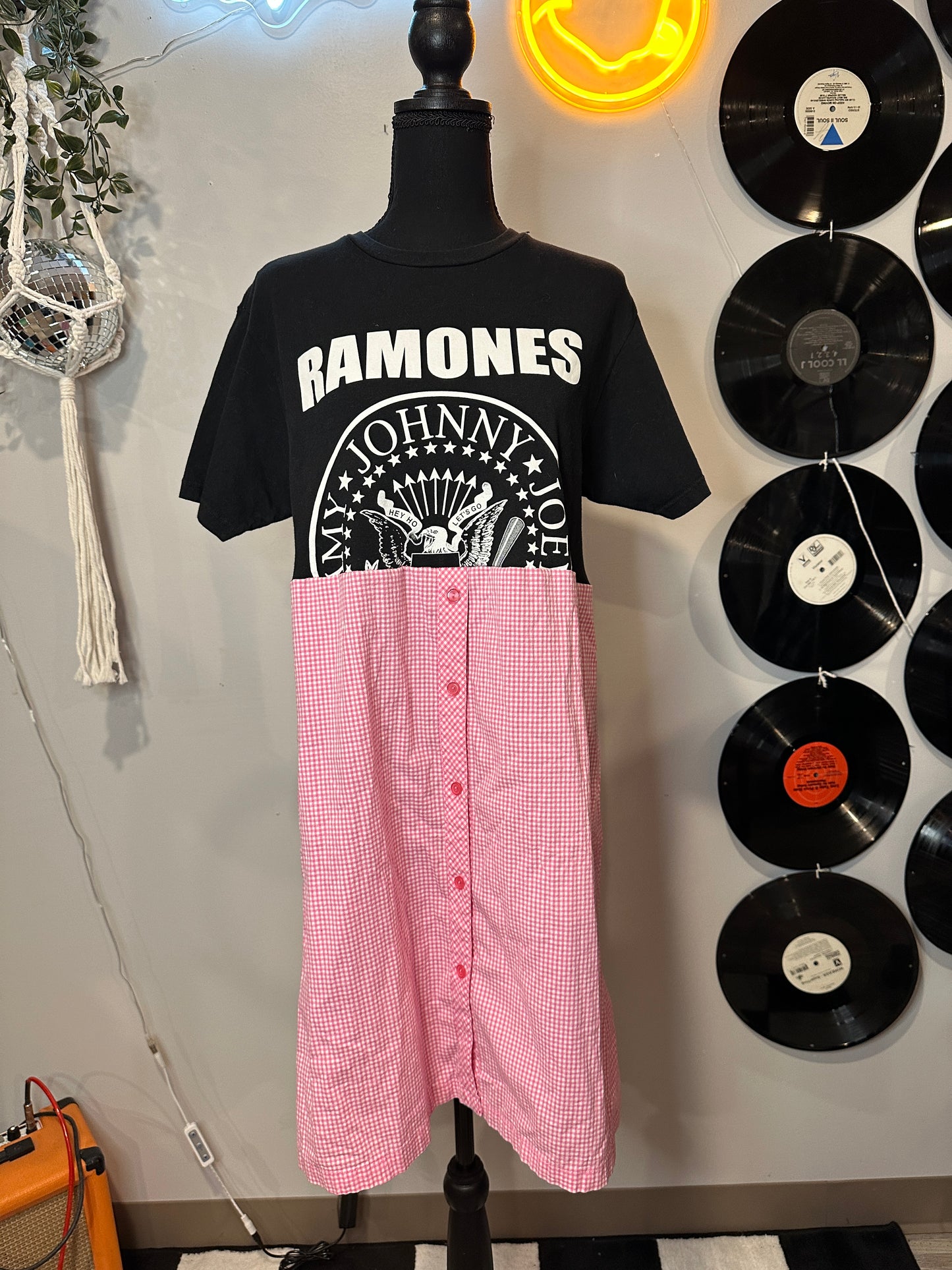 Ramones Band Tee Dress Size M-L