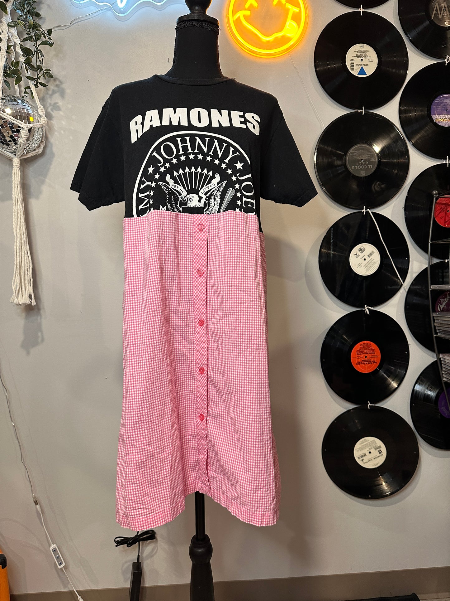 Ramones Band Tee Dress Size M-L