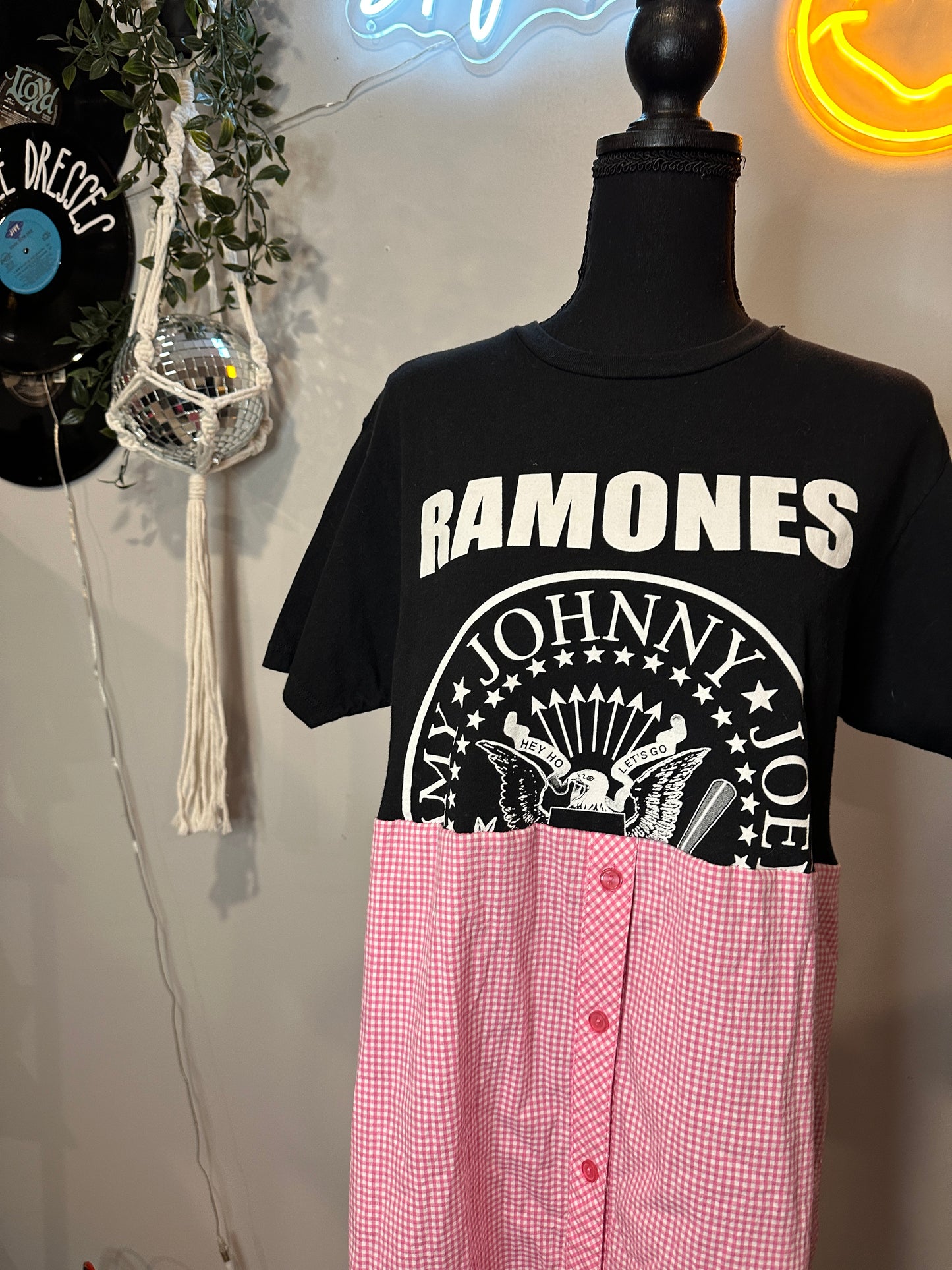 Ramones Band Tee Dress Size M-L