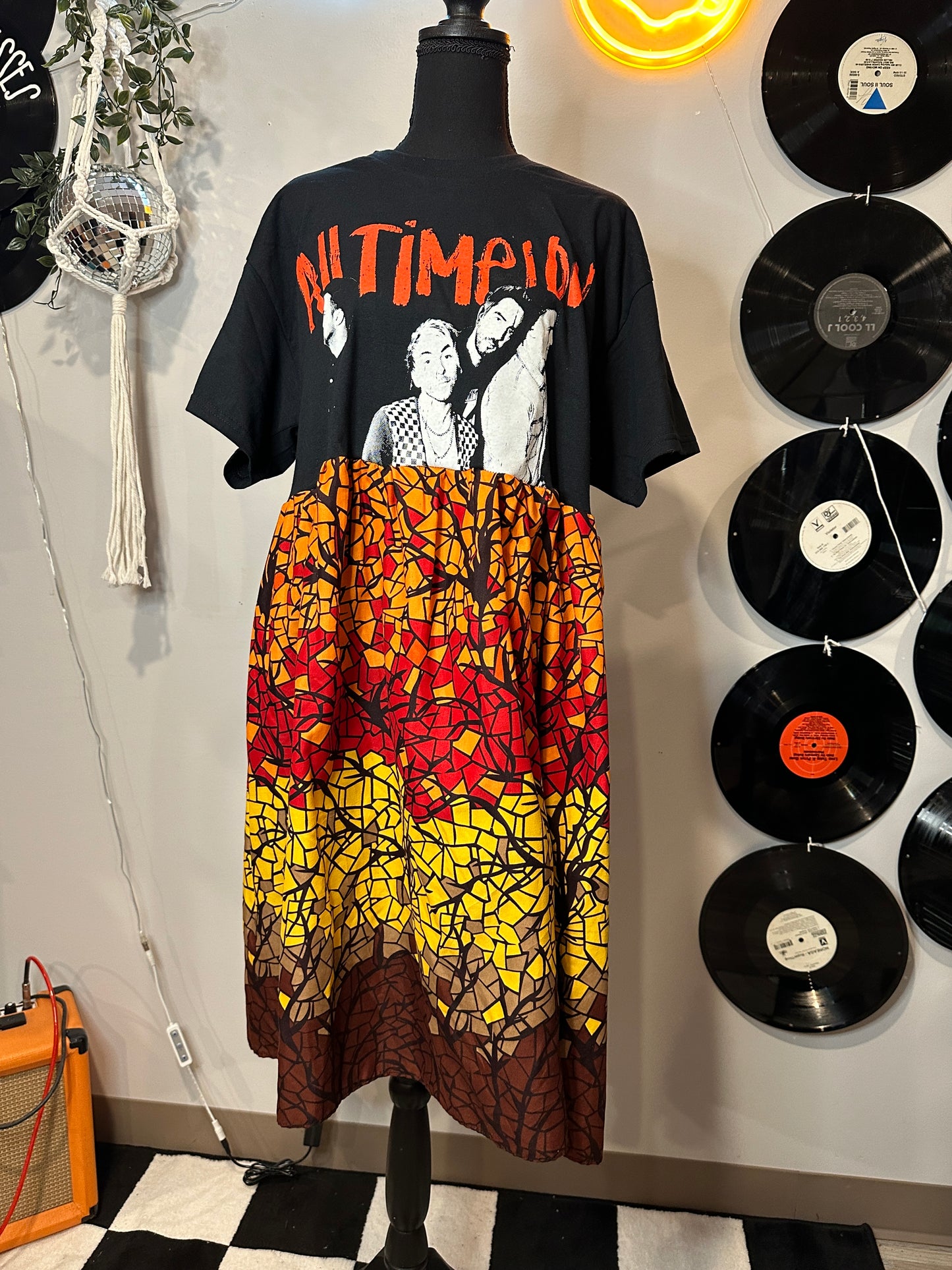 All Time Low Band Tee Dress Size L-XL