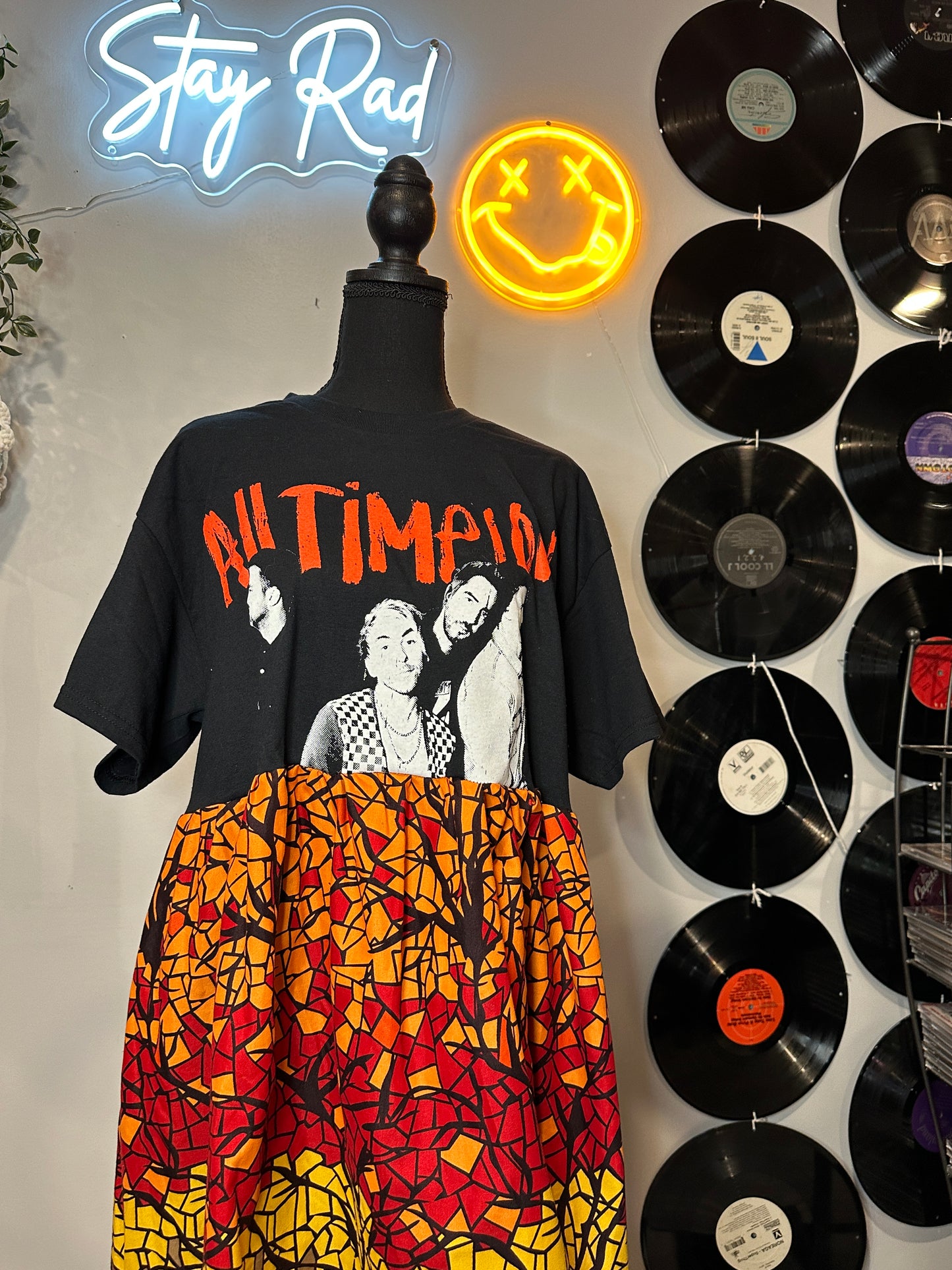 All Time Low Band Tee Dress Size L-XL
