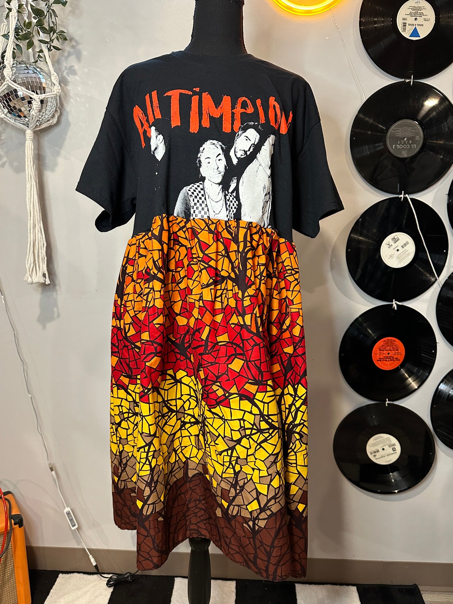 All Time Low Band Tee Dress Size L-XL