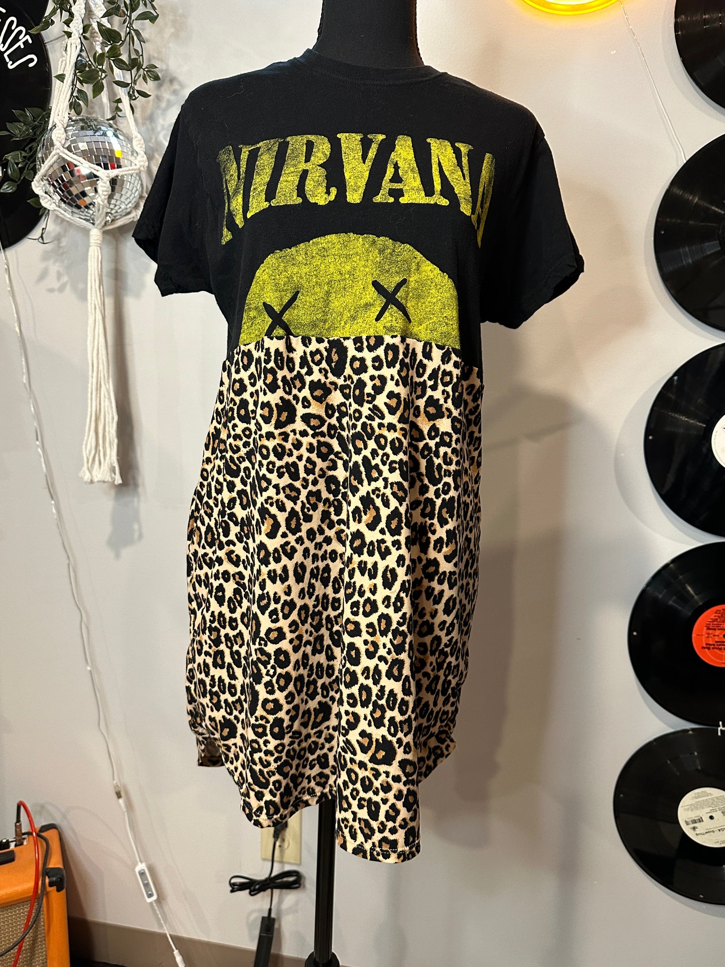 Nirvana Band Tee Dress Size Medium