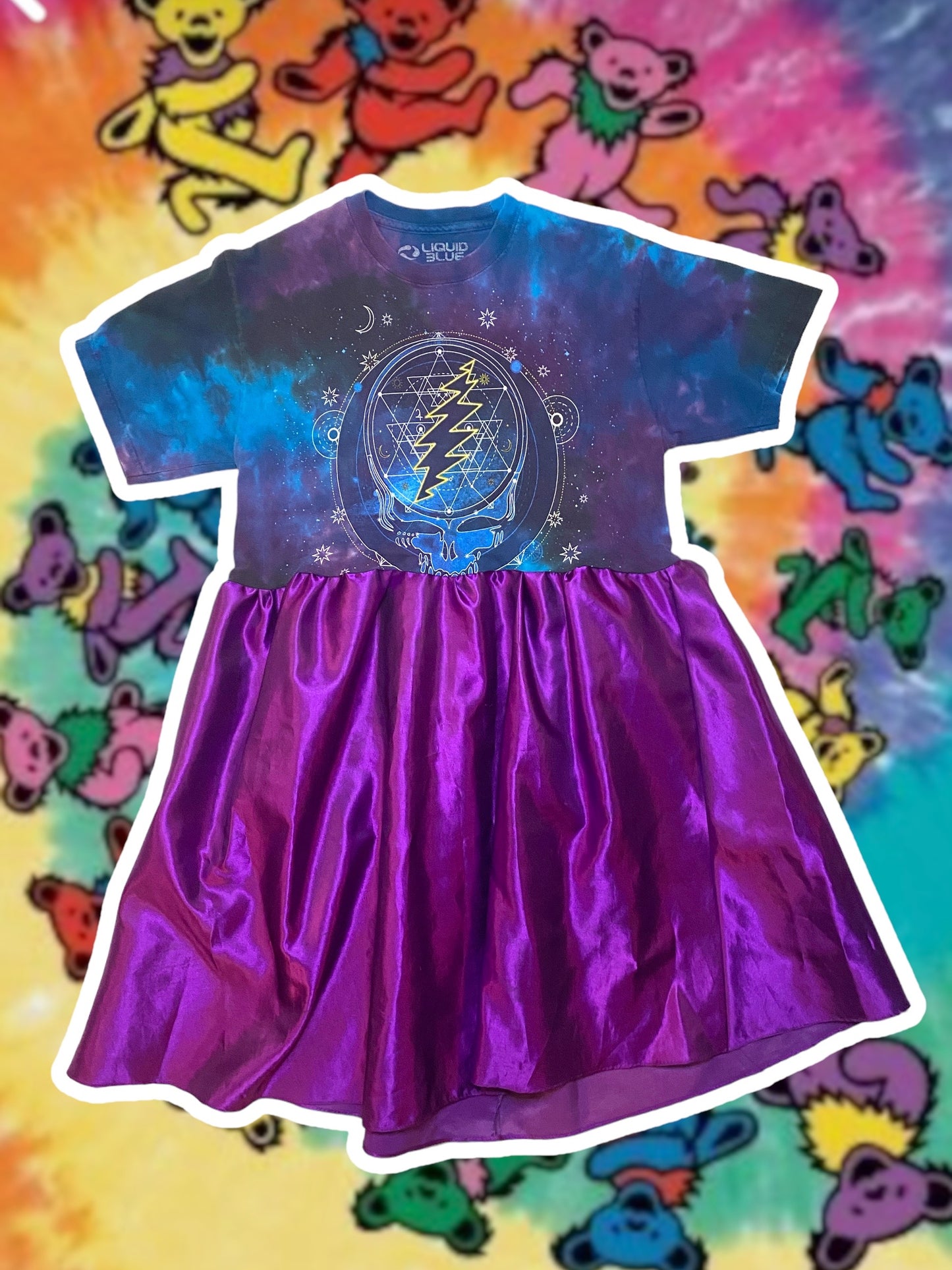 Grateful Dead Band Tee Dress Size Medium