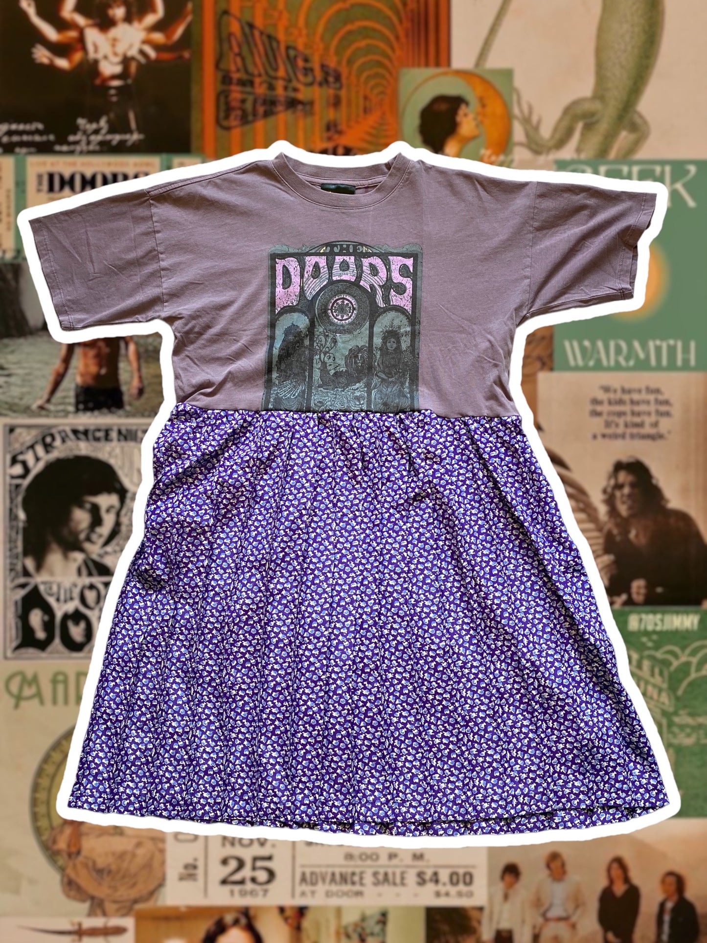 Kids: The Doors Band Tee Dress Size 13-14