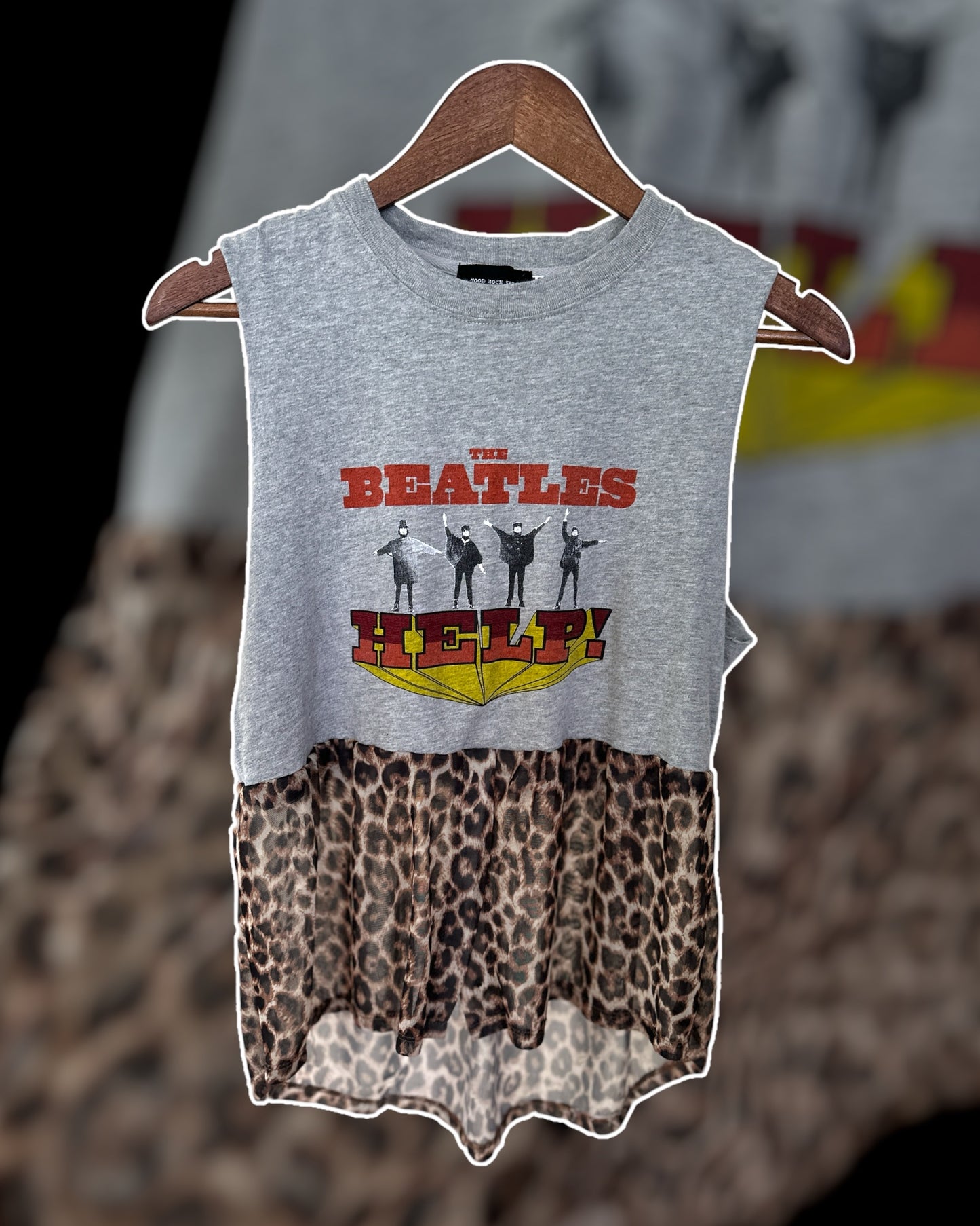Beatles Cheetah Tank Size Medium