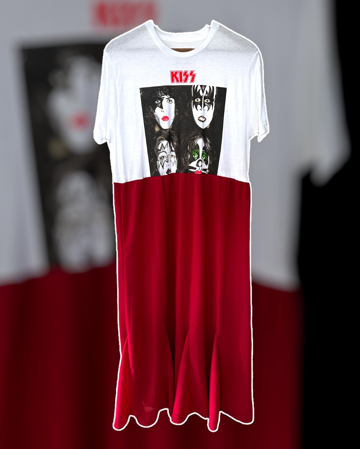 Kiss Band Tee Dress Size M-XL