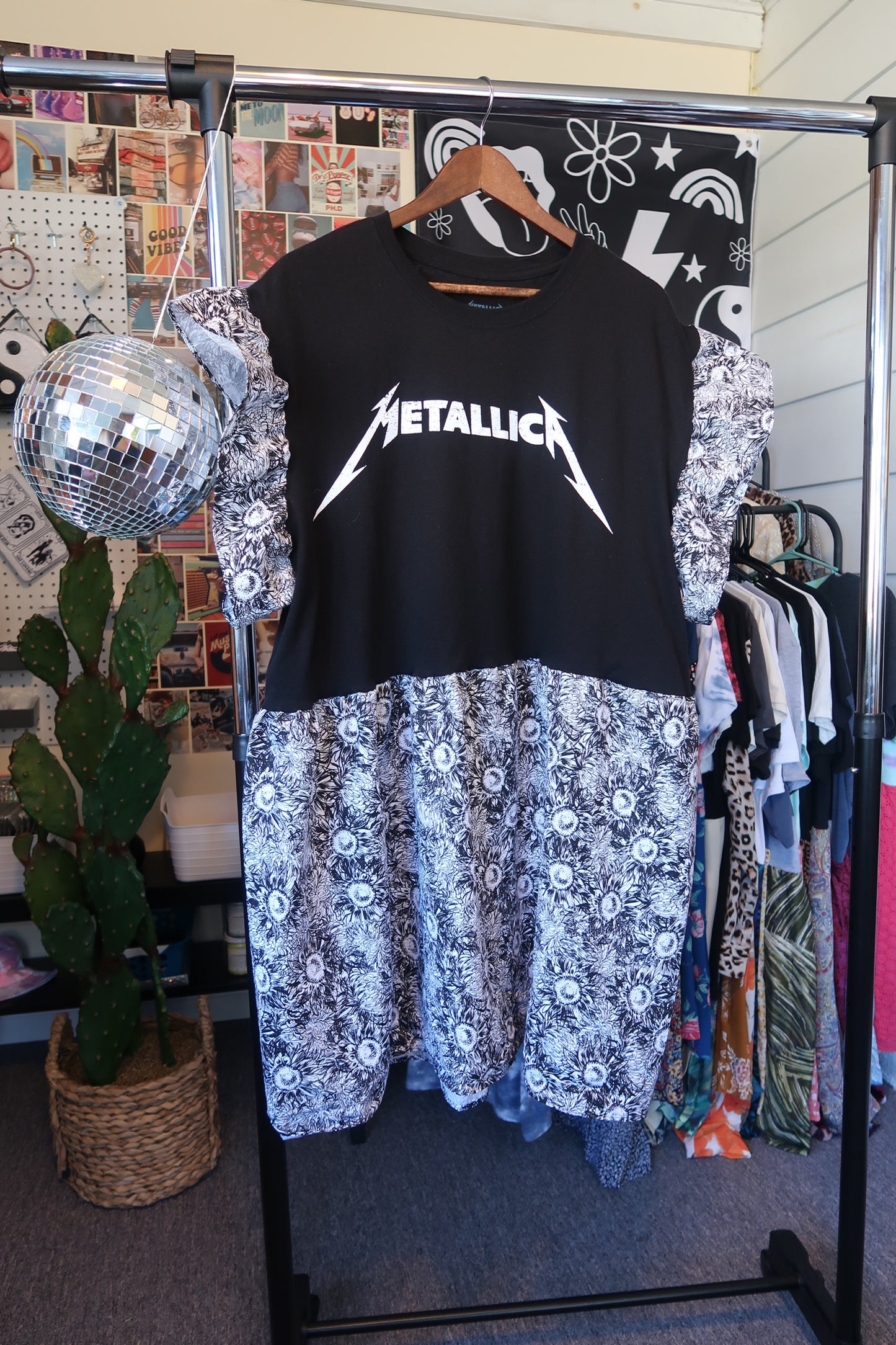 Metallica Band Tee Smock Dress Size 2X