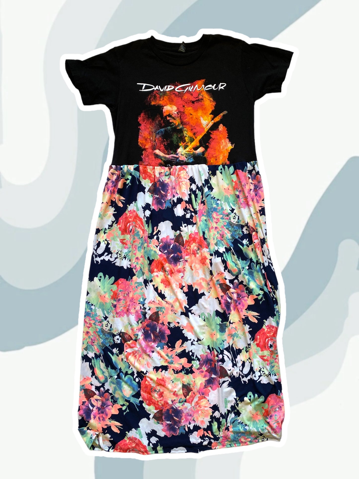 Gilmour Pink Floyd Band Tee Dress Size S-M