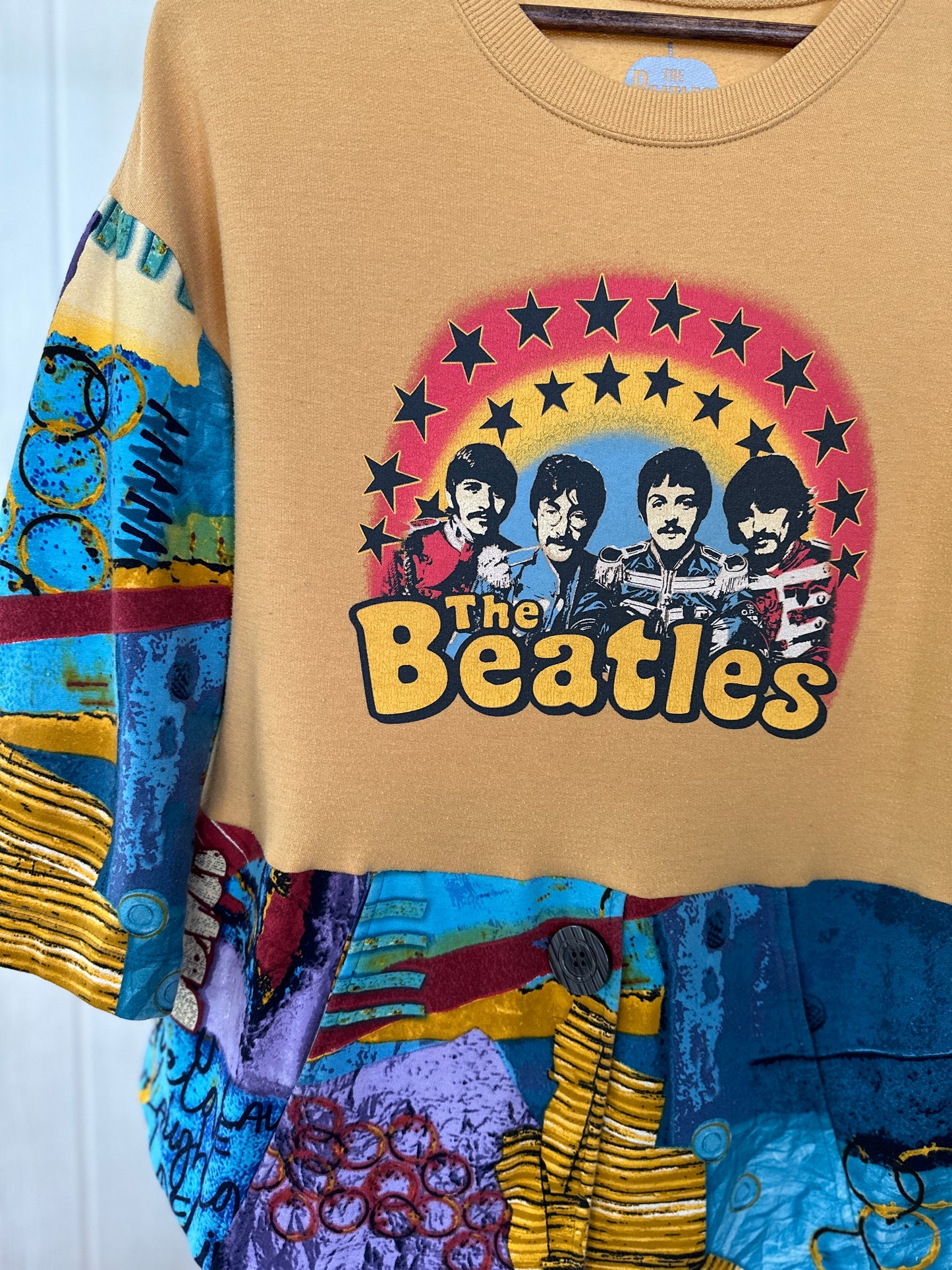 Beatles Groovy Reworked Sweatshirt Size S-L