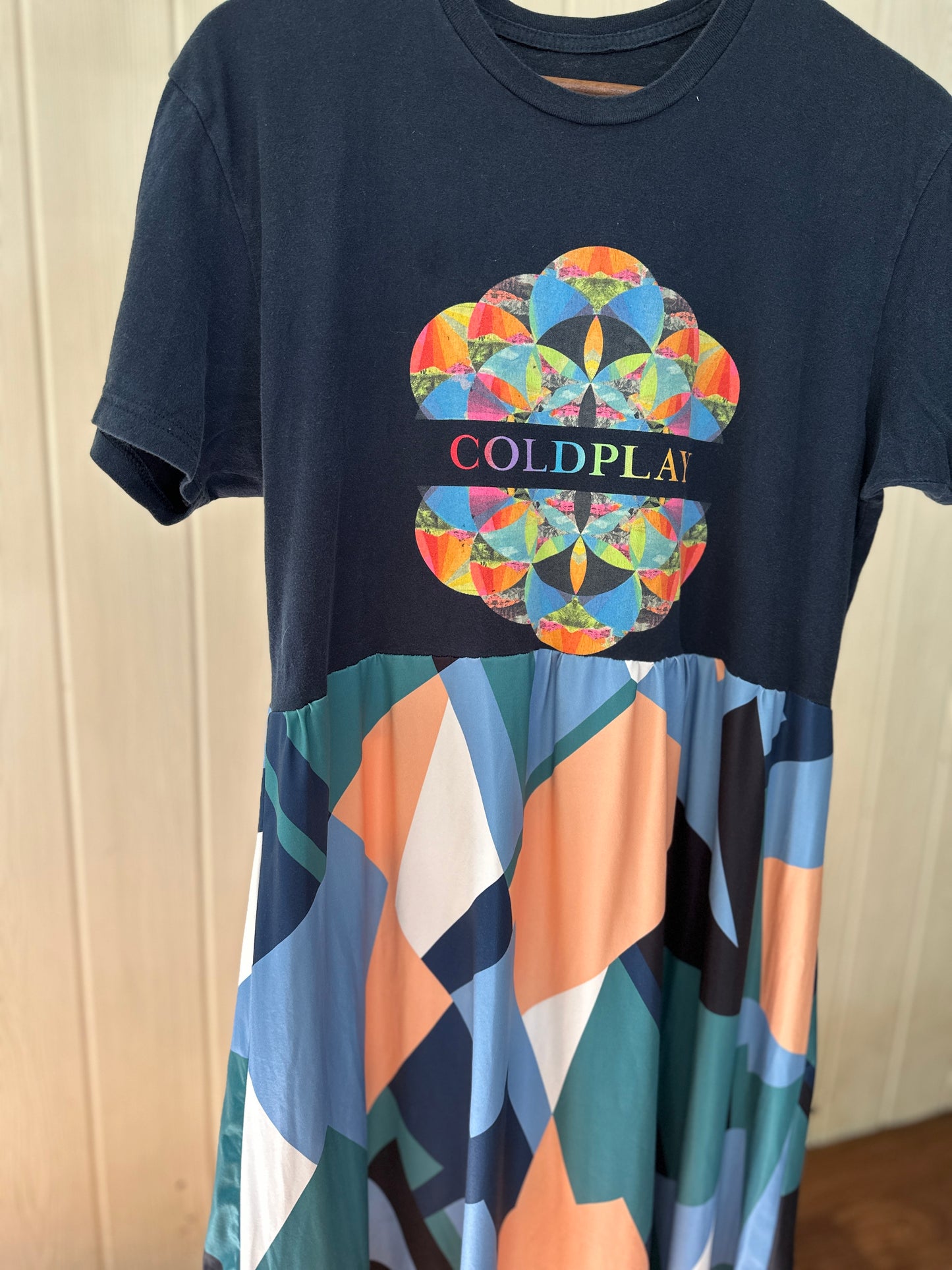 Coldplay Band Tee Dress Size Medium