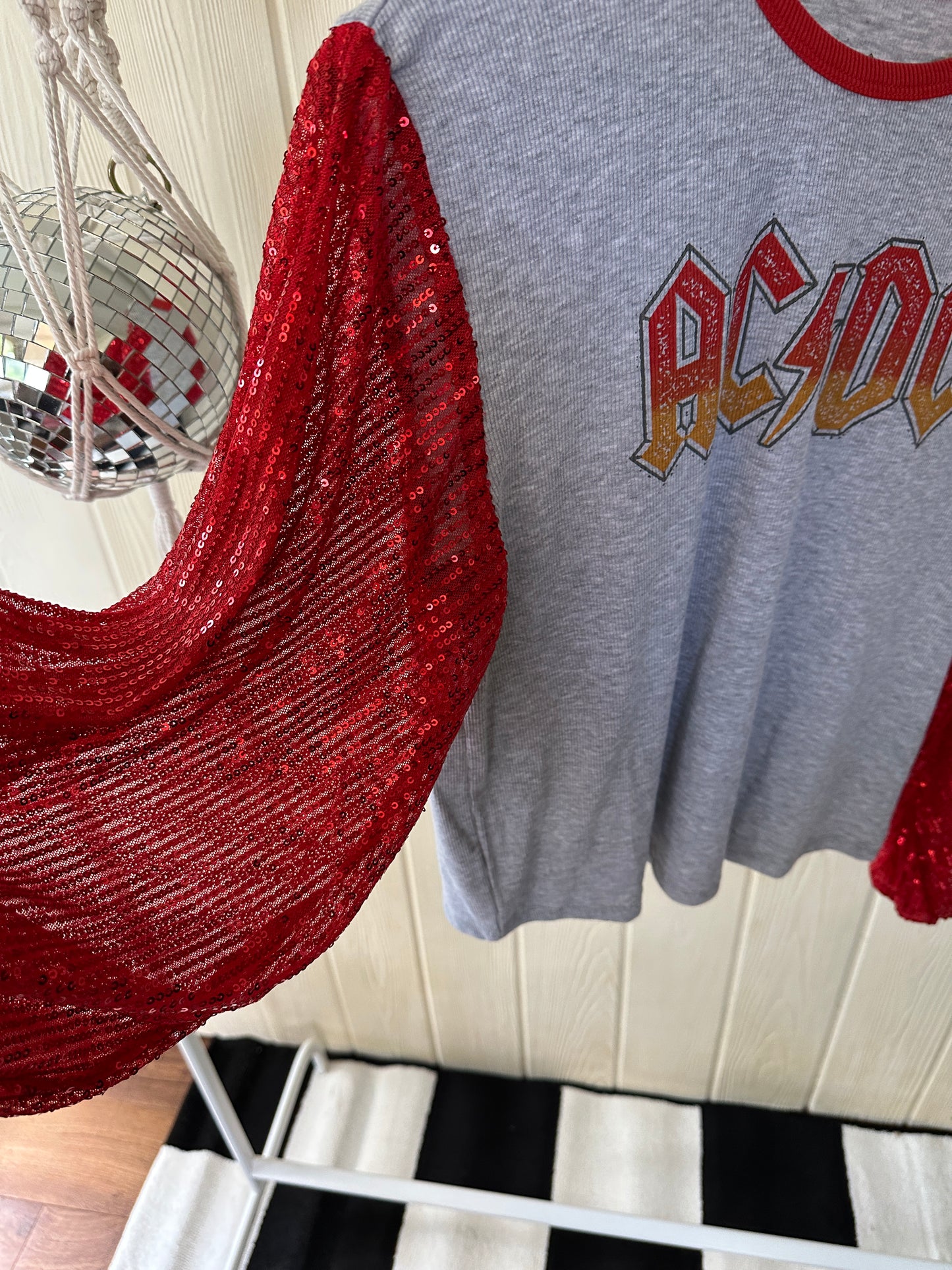 ACDC Glitter Rework Size L-XL