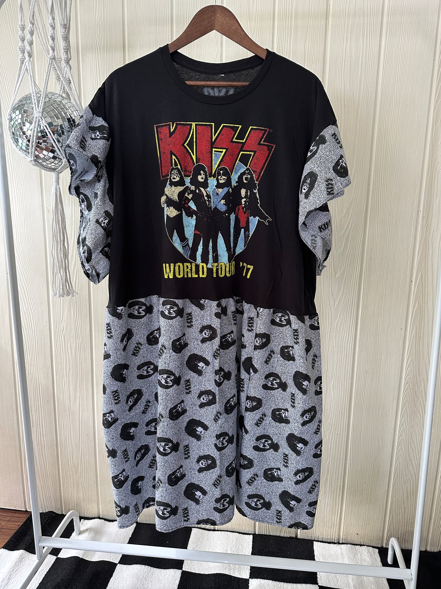 Kiss Band Tee Dress Size 2XL-3XL