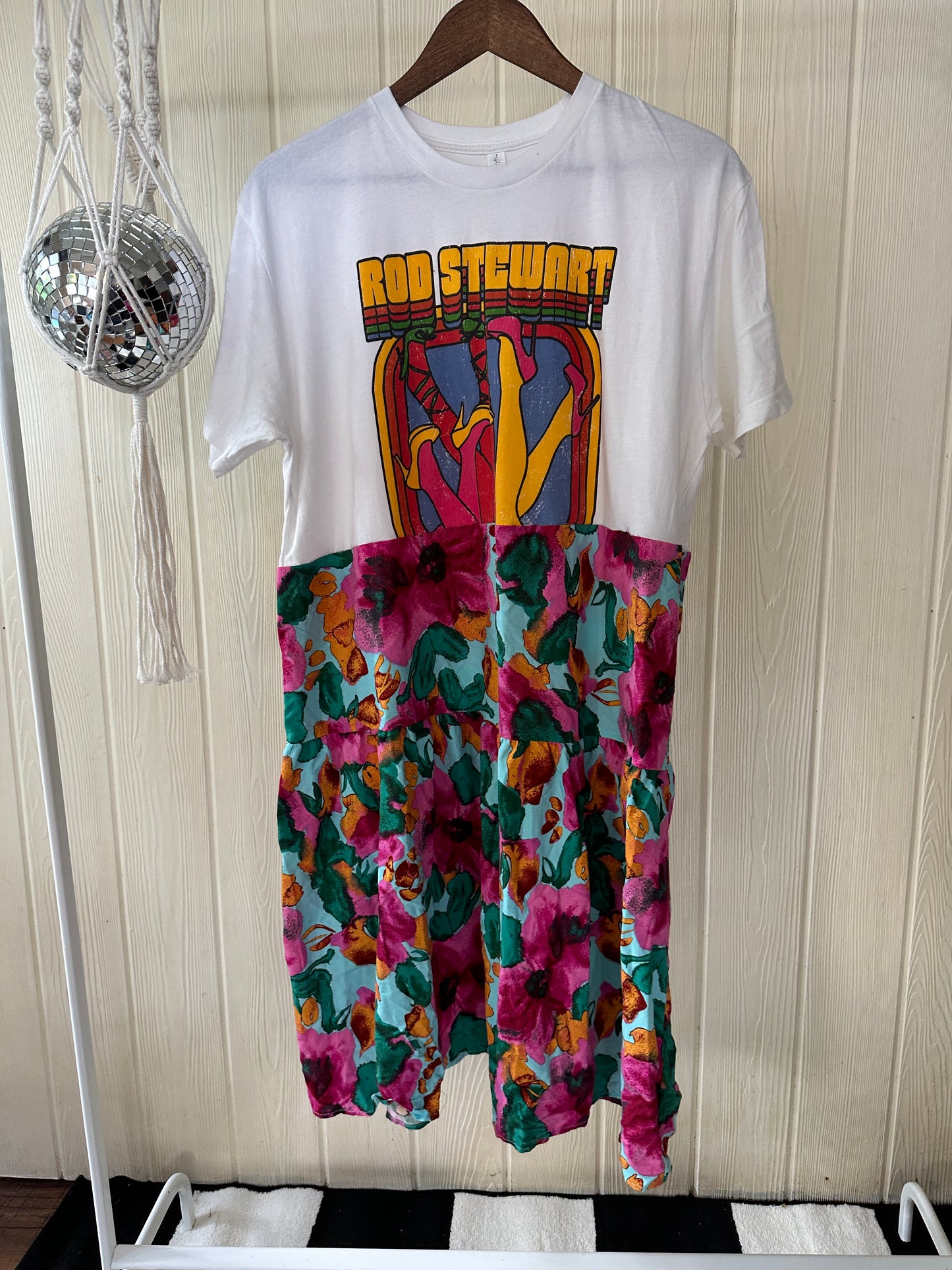 Rod Stewart Band Tee Dress Size L-XL