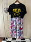 Nirvana Band Tee Dress Size M-L