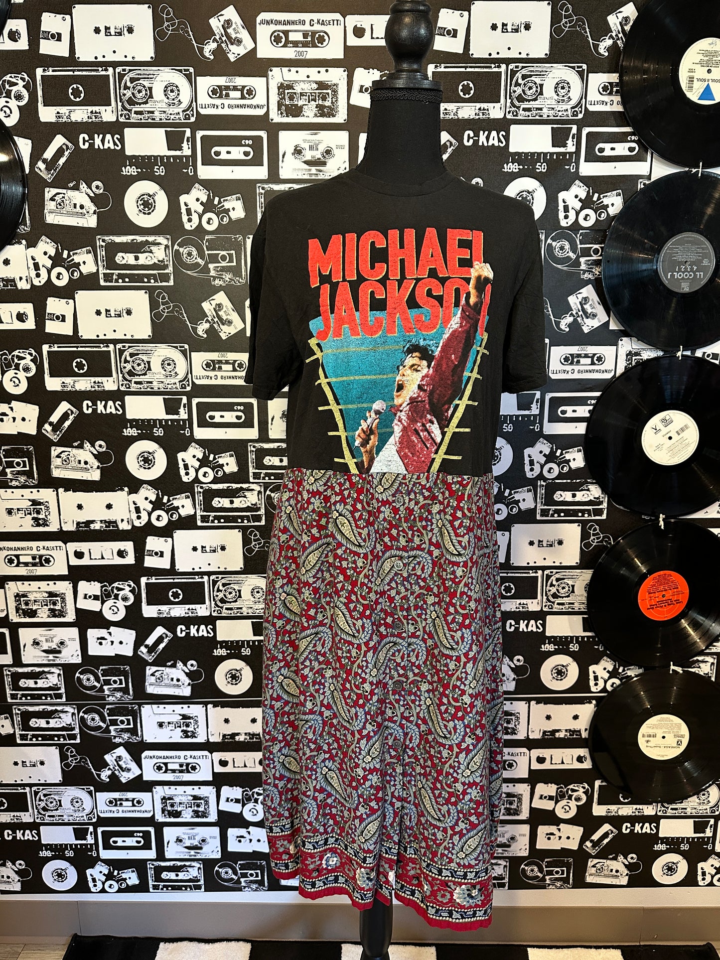 Michael Jackson Band Tee Dress Size Medium