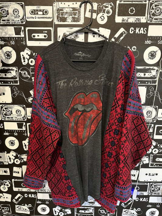 Rolling Stones Sweater Rework