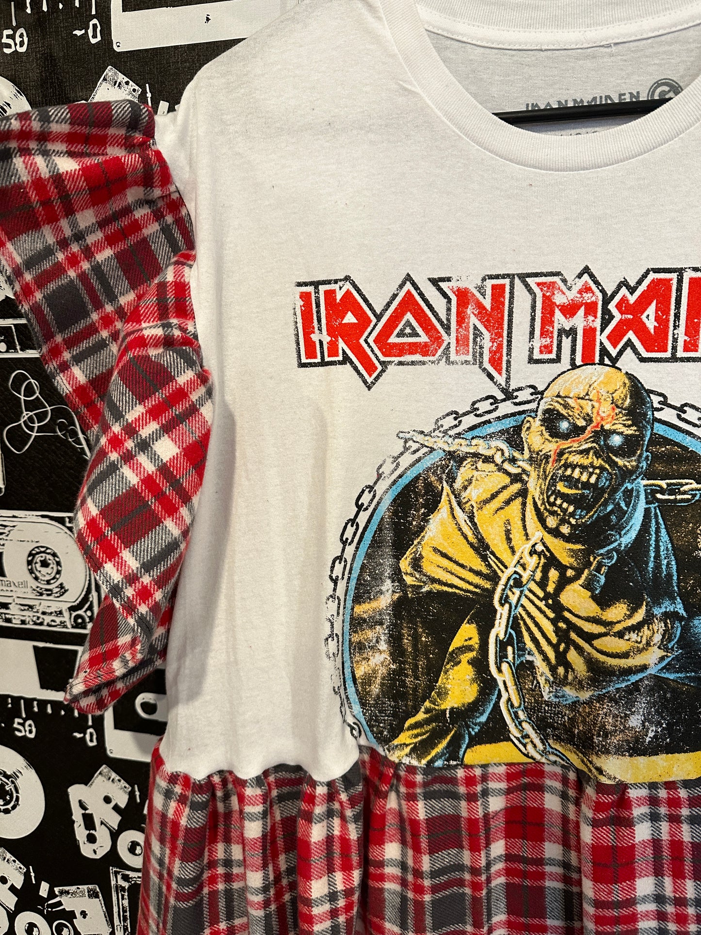 Iron Maiden Smock Band Tee Dress Size L-XL