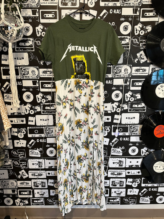 Metallica Band Tee Dress Size Small