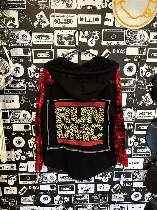 Run DMC Flannel Jacket Size Large