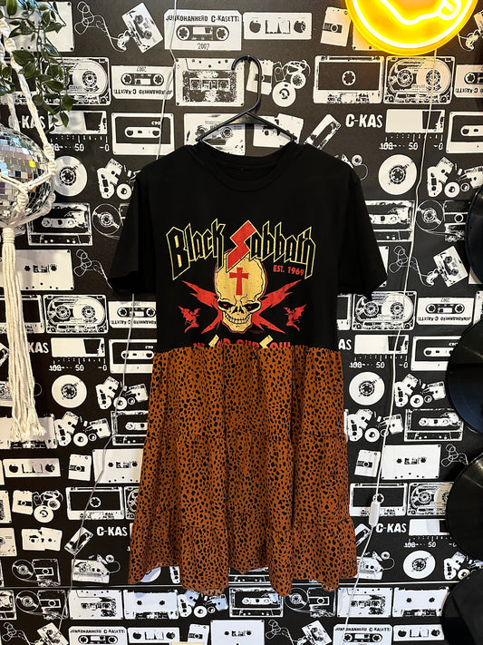 Black Sabbath Band Tee Dress Size M-L