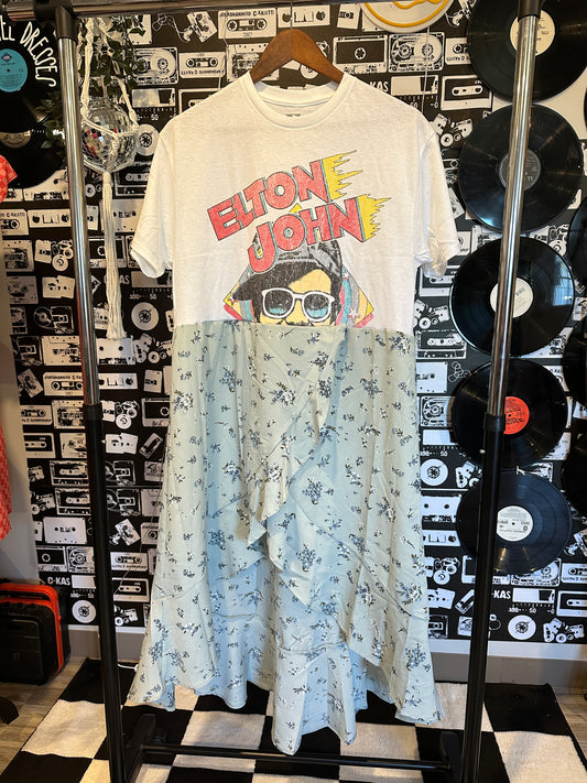 Elton John Band Tee Dress Size M-L